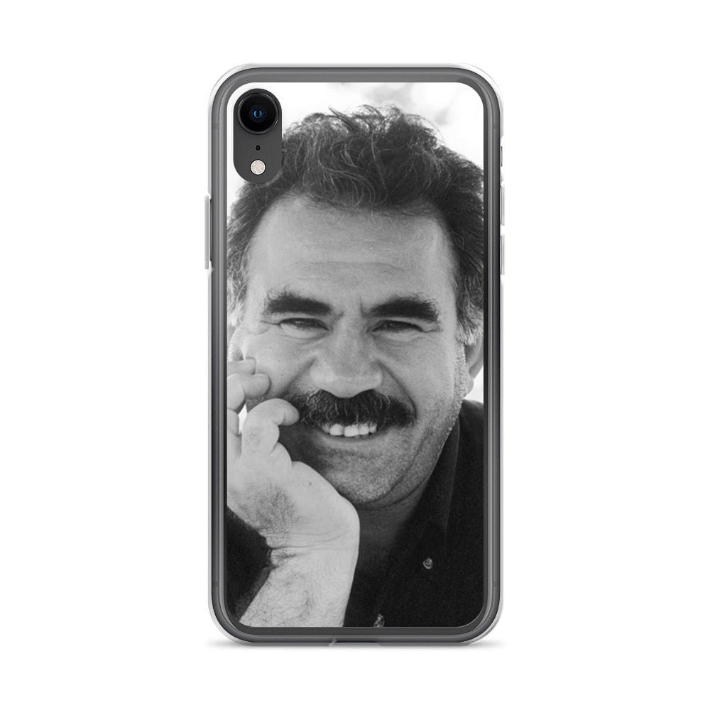 Brez Abdullah Ocalan Clear iPhone Case | Kurdish Phone Case - Kurdish Identity Phone Case | MarsoniPrint