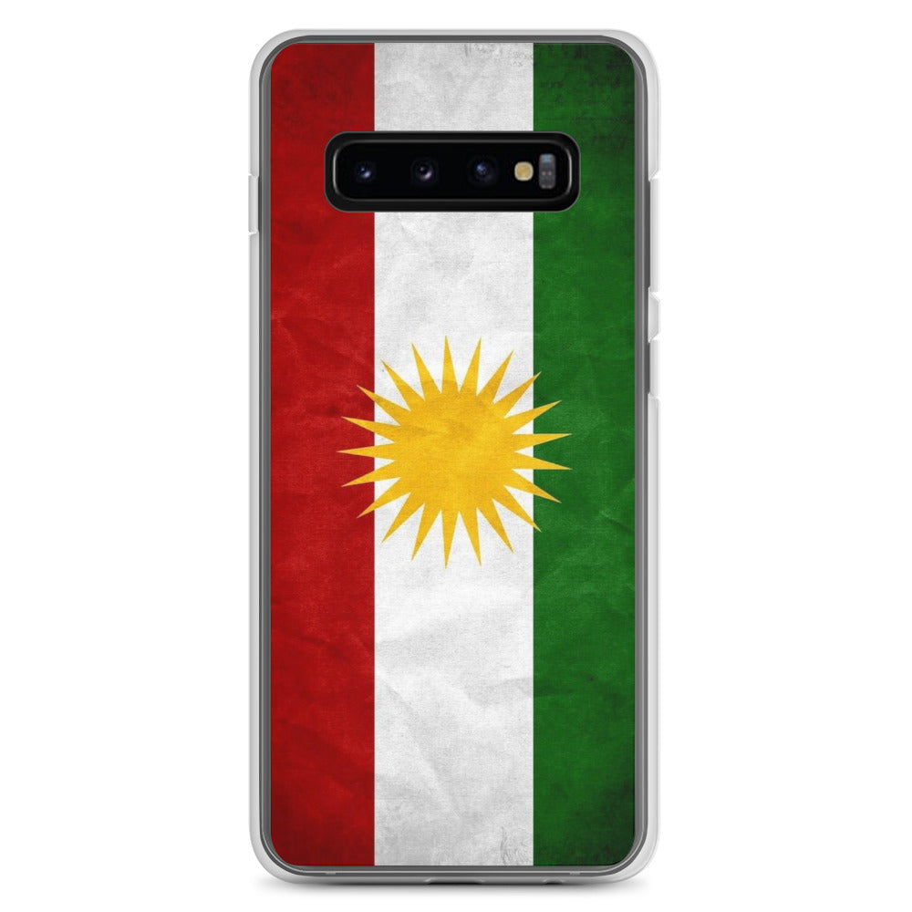 Kurdistan Flag Clear Samsung Case | Kurdish Pride Phone Case - Kurdish Identity Phone Case | MarsoniPrint