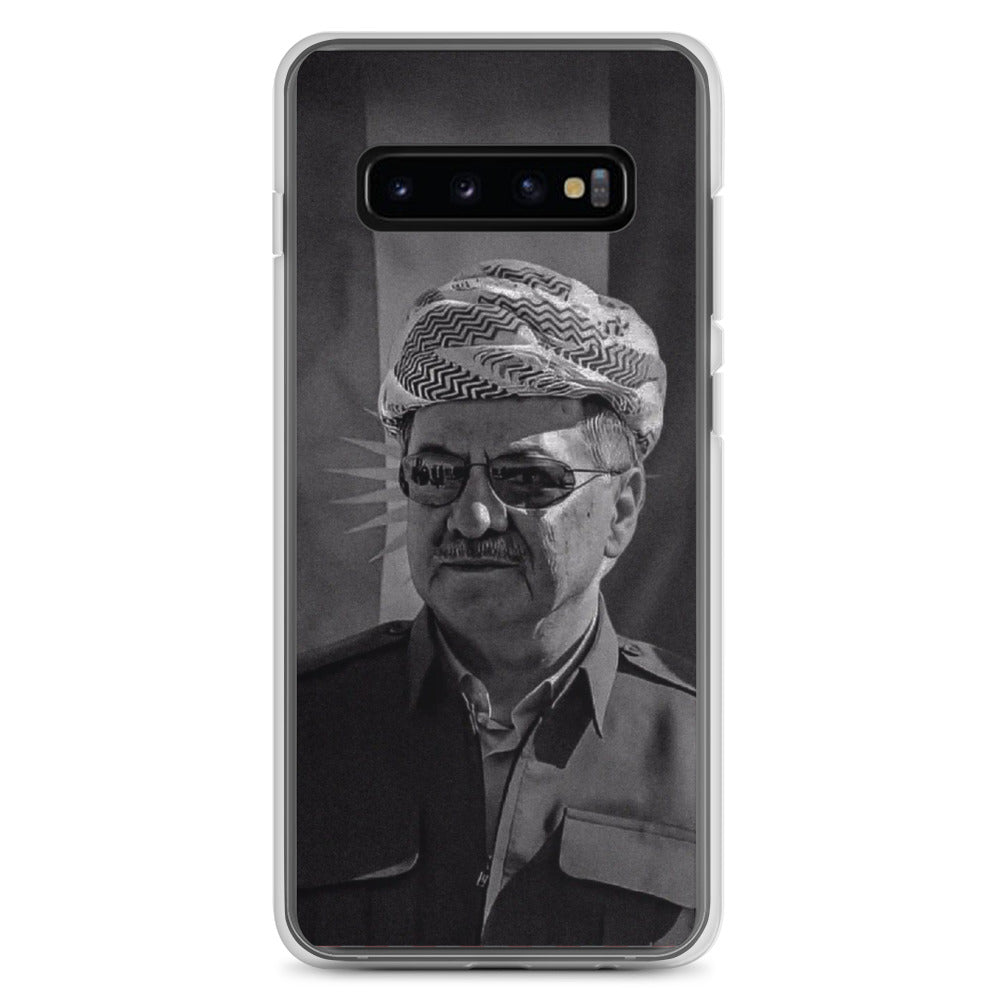 Mesut Barzani Clear Samsung Case | Kurdish Phone Case - Kurdish Identity Phone Case | MarsoniPrint