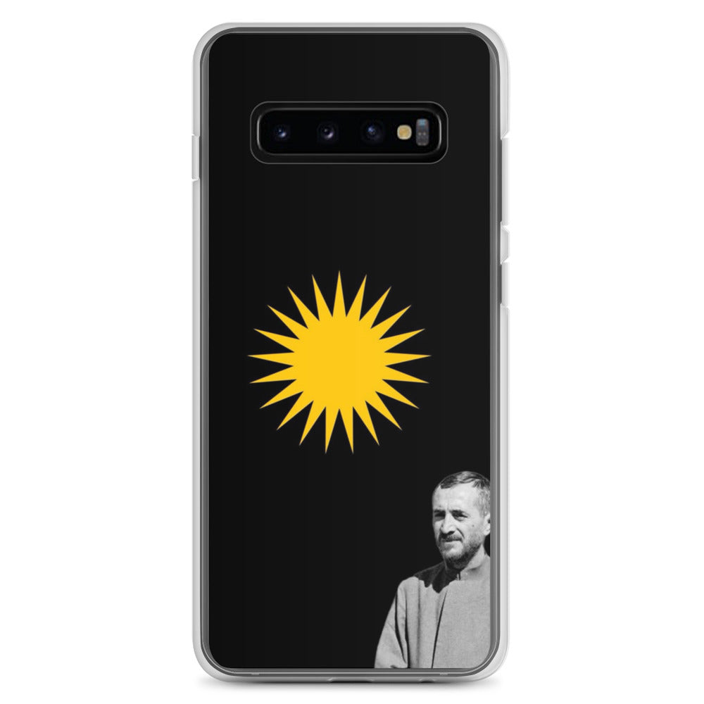 Qazi Muhamad Clear Samsung Case | Kurdish 2+2=1 Phone Case - Kurdish Identity Phone Case | MarsoniPrint