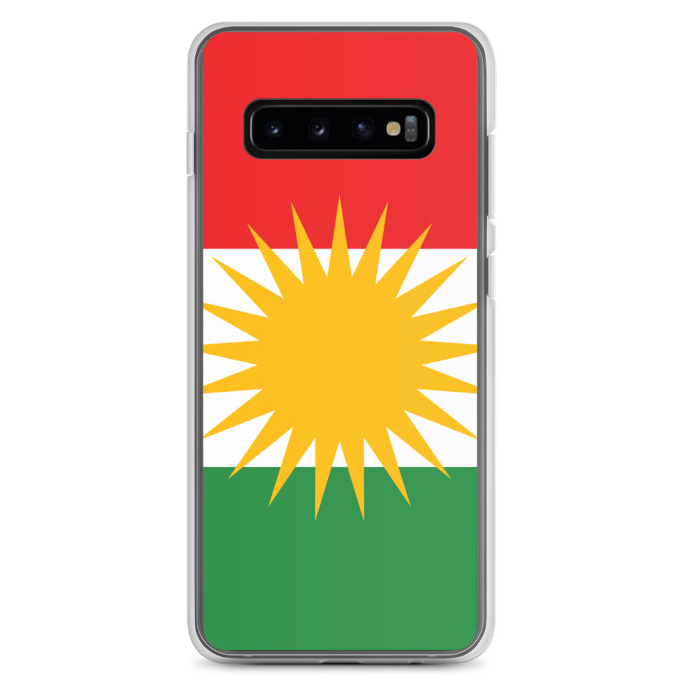 Kurdistan Flag Clear Samsung Case | Kurdish Phone Case - Kurdish Identity Phone Case | MarsoniPrint