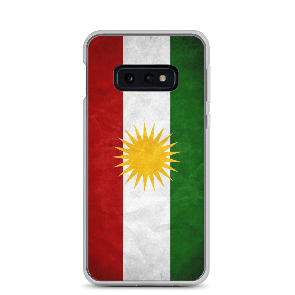 Kurdistan Flag Clear Samsung Case | Kurdish Pride Phone Case - Kurdish Identity Phone Case | MarsoniPrint