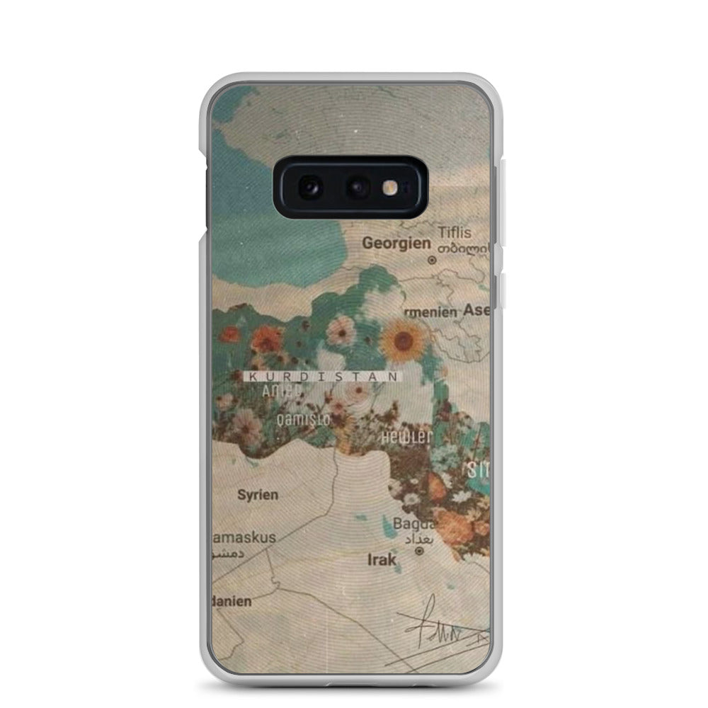 Kurdistan Map Clear Samsung Case | Kurdish Phone Case - Kurdish Identity Phone Case | MarsoniPrint