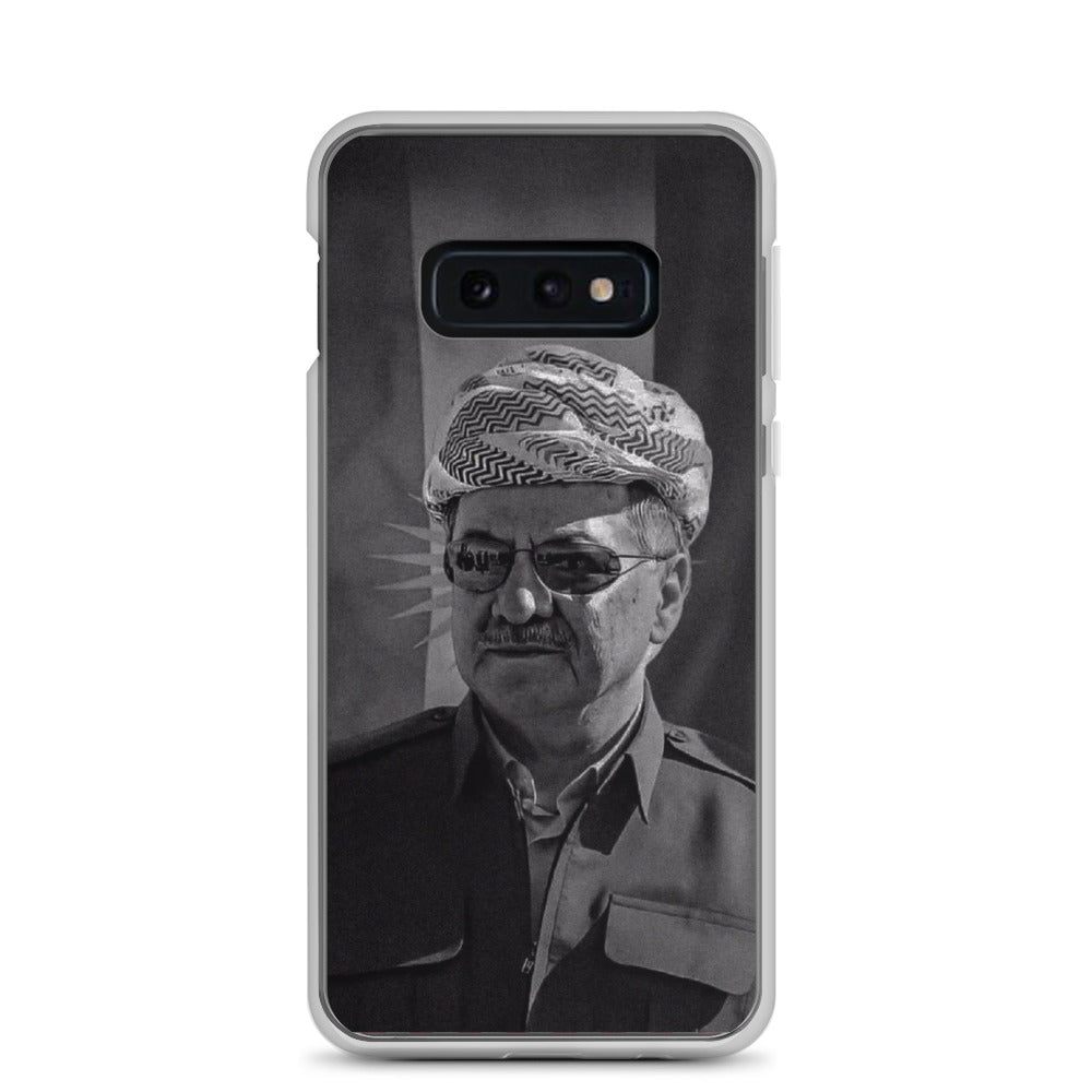 Mesut Barzani Clear Samsung Case | Kurdish Phone Case - Kurdish Identity Phone Case | MarsoniPrint