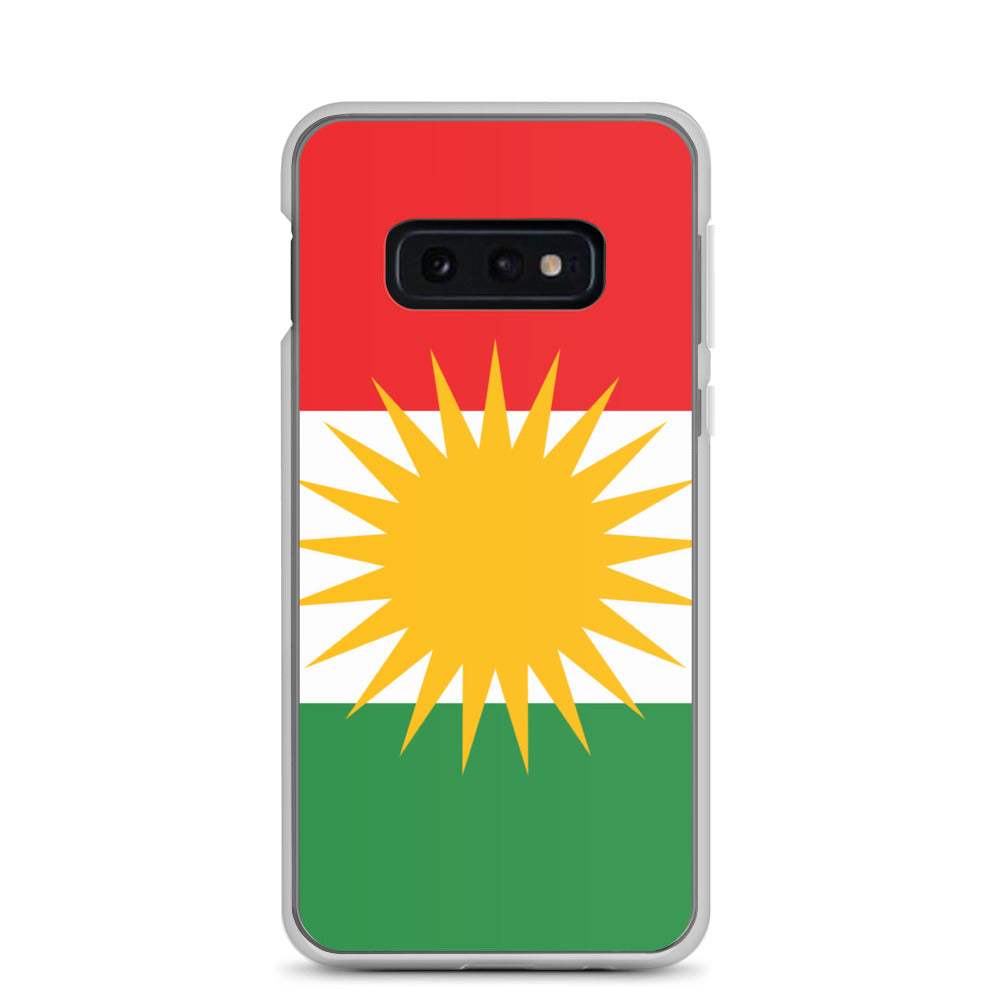 Kurdistan Flag Clear Samsung Case | Kurdish Phone Case - Kurdish Identity Phone Case | MarsoniPrint