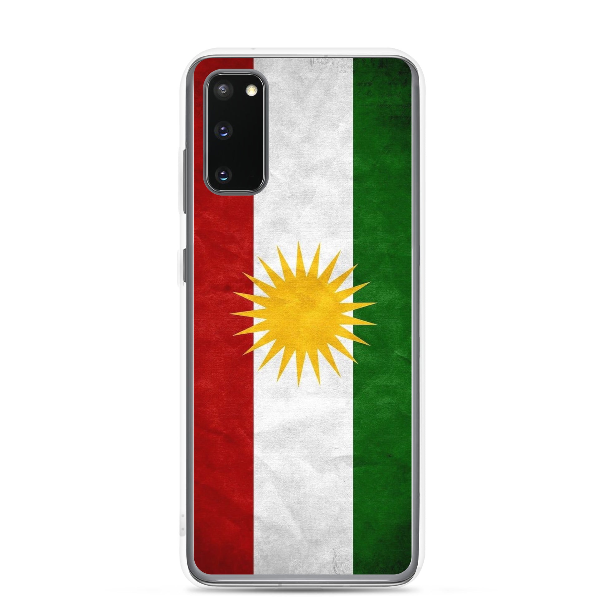 Kurdistan Flag Clear Samsung Case | Kurdish Pride Phone Case - Kurdish Identity Phone Case | MarsoniPrint
