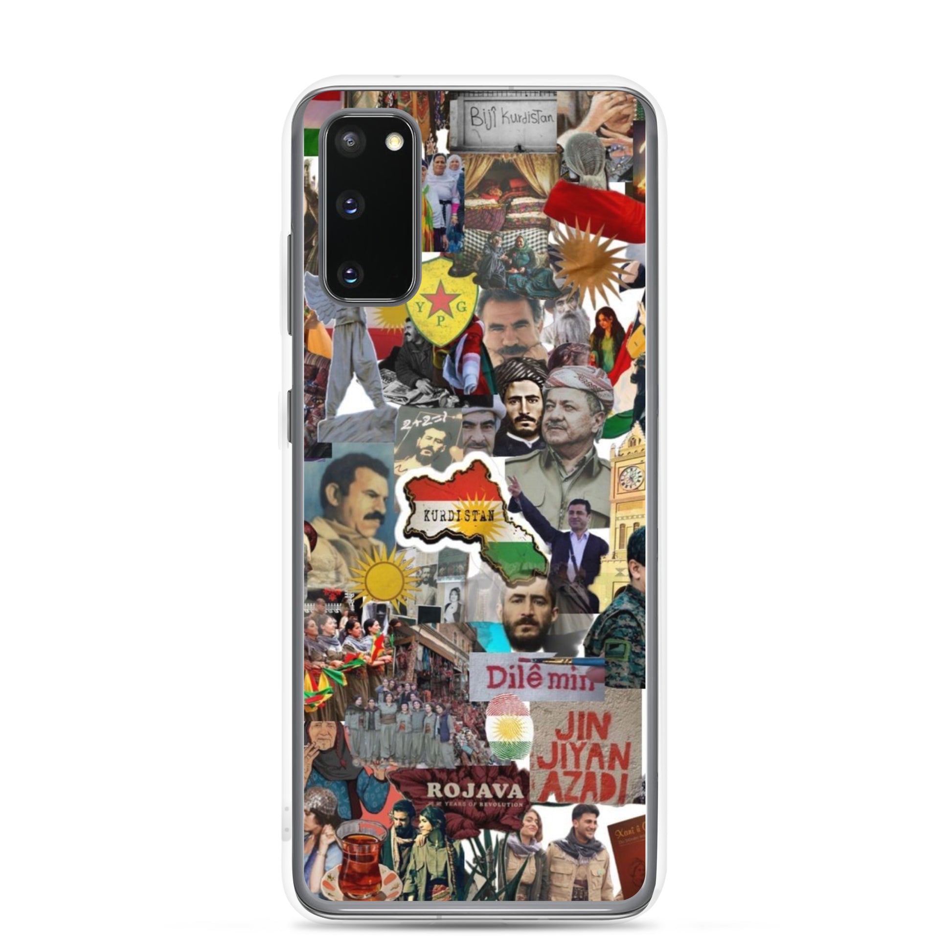 Kurdistan Clear Samsung Case | Em ji bîr nekin - Kurdish Identity Phone Case | MarsoniPrint