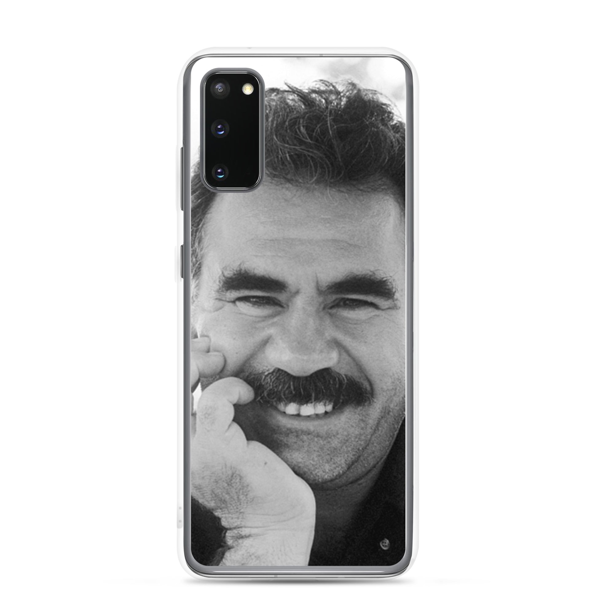 Brez Abdullah Ocalan Clear Samsung Case | Kurdish Phone Case - Kurdish Identity Phone Case | MarsoniPrint