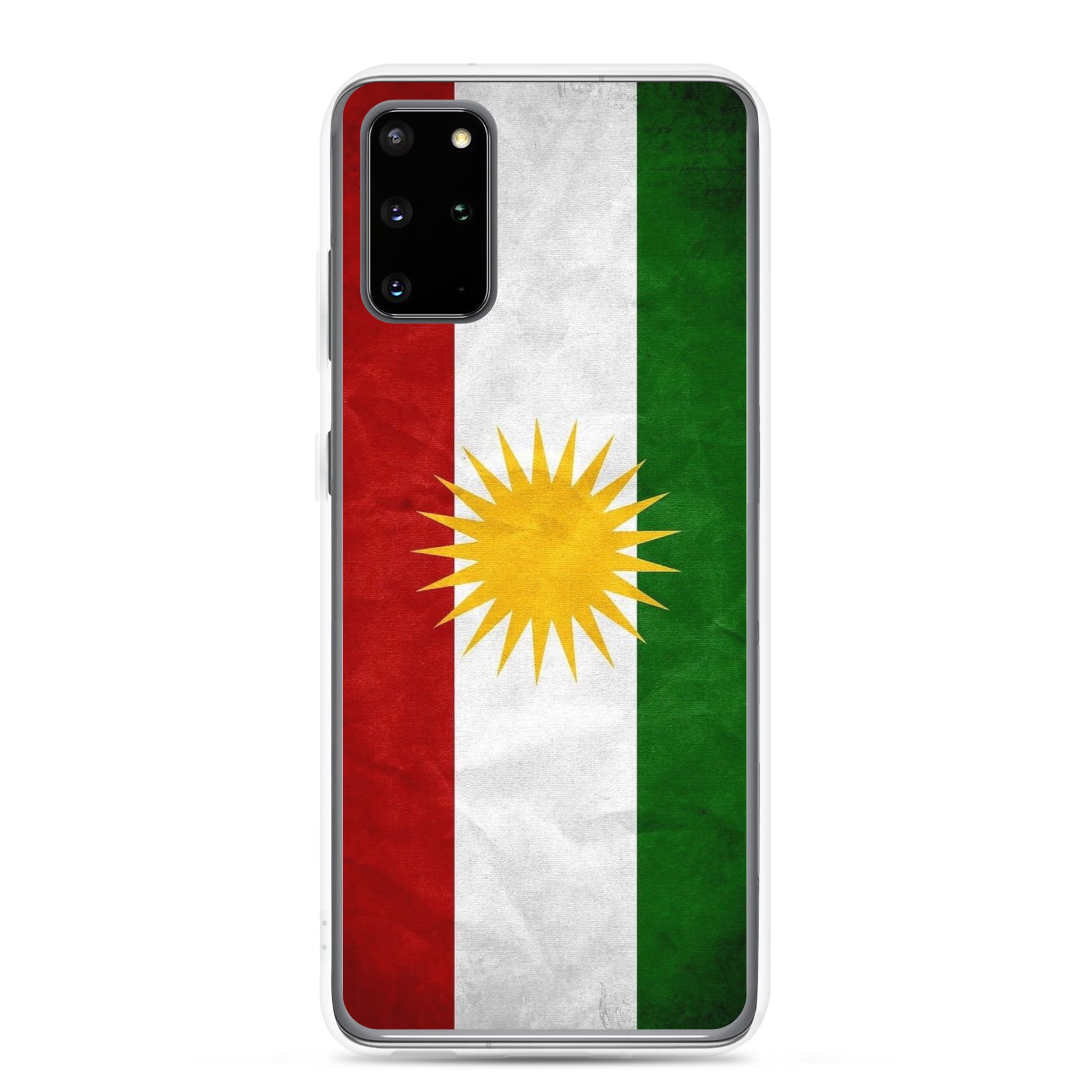 Kurdistan Flag Clear Samsung Case | Kurdish Pride Phone Case - Kurdish Identity Phone Case | MarsoniPrint