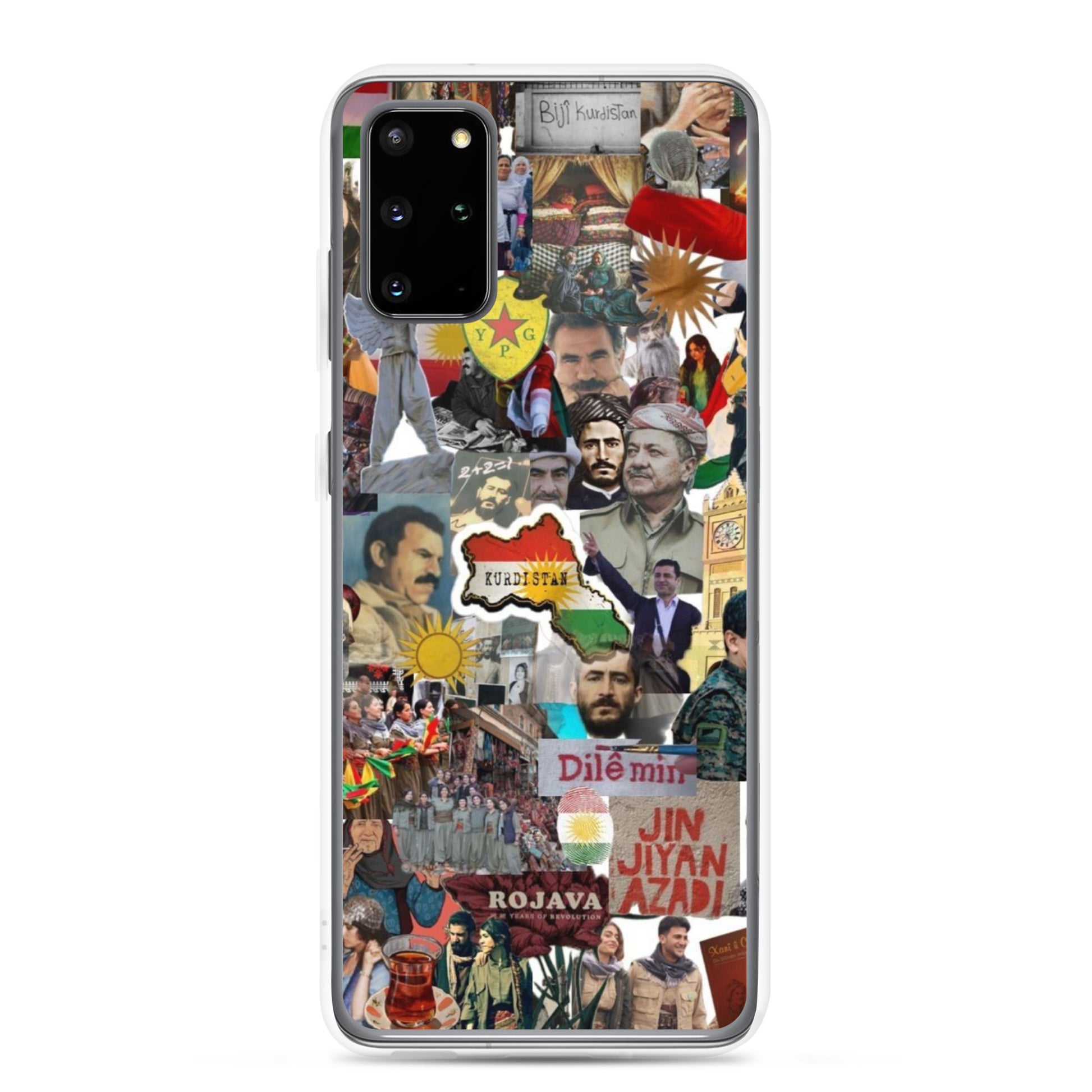 Kurdistan Clear Samsung Case | Em ji bîr nekin - Kurdish Identity Phone Case | MarsoniPrint