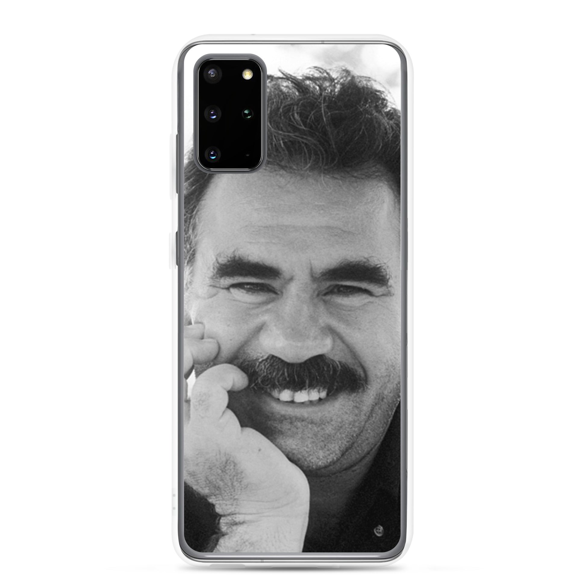 Brez Abdullah Ocalan Clear Samsung Case | Kurdish Phone Case - Kurdish Identity Phone Case | MarsoniPrint