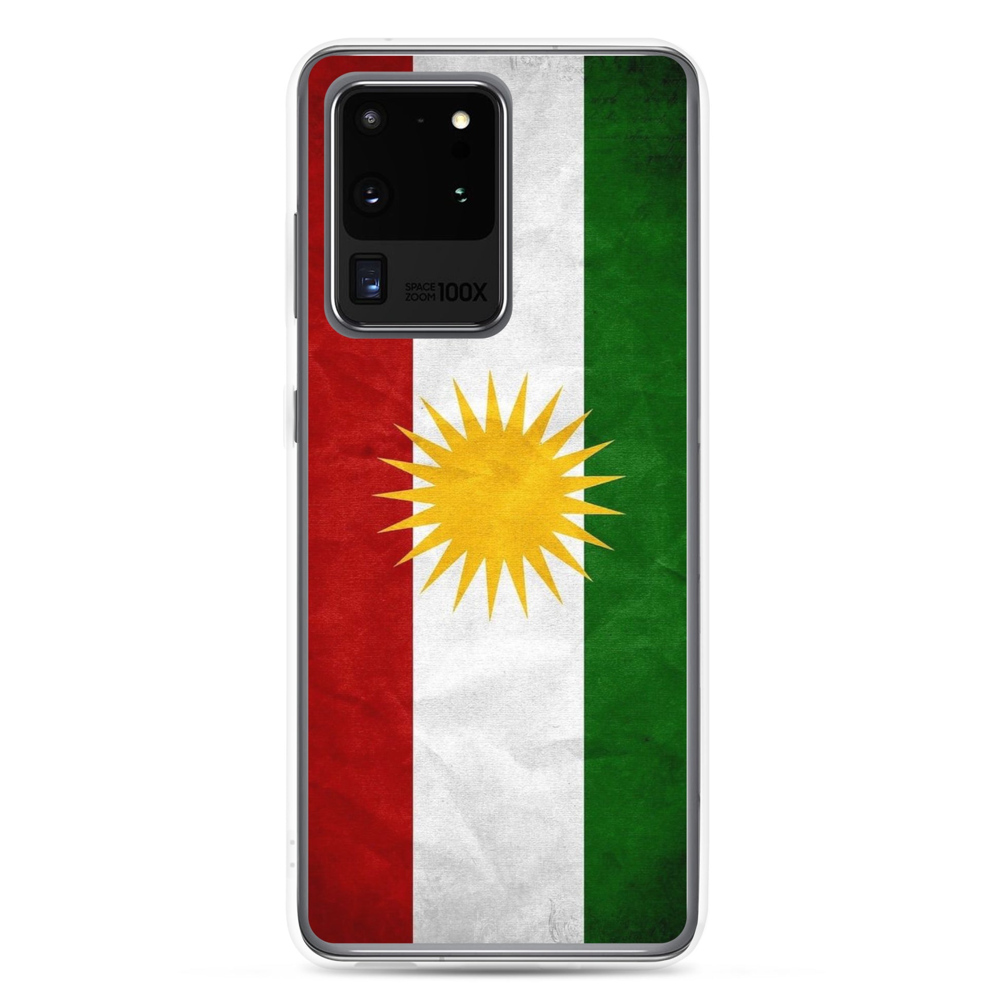 Kurdistan Flag Clear Samsung Case | Kurdish Pride Phone Case - Kurdish Identity Phone Case | MarsoniPrint