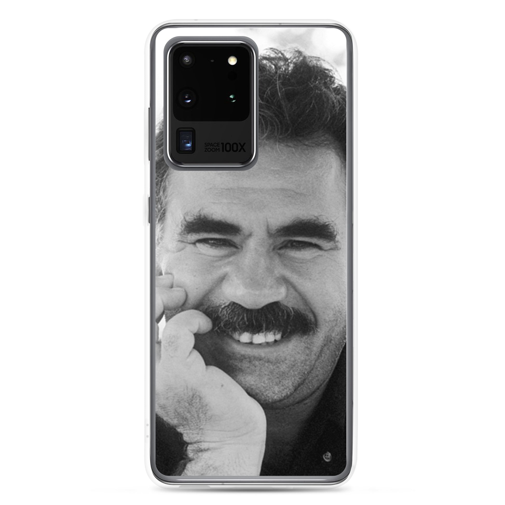 Brez Abdullah Ocalan Clear Samsung Case | Kurdish Phone Case - Kurdish Identity Phone Case | MarsoniPrint