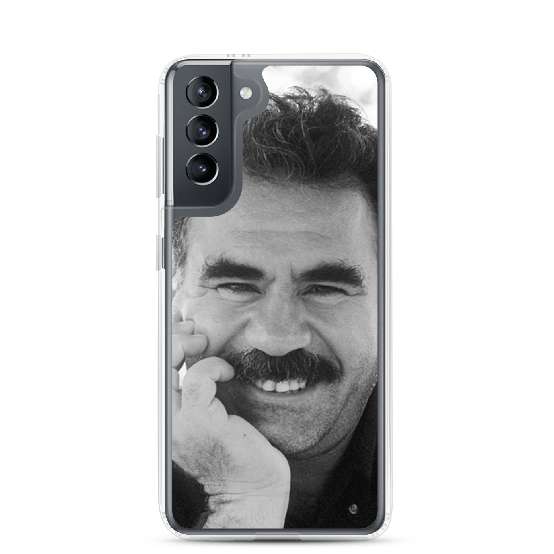 Brez Abdullah Ocalan Clear Samsung Case | Kurdish Phone Case - Kurdish Identity Phone Case | MarsoniPrint