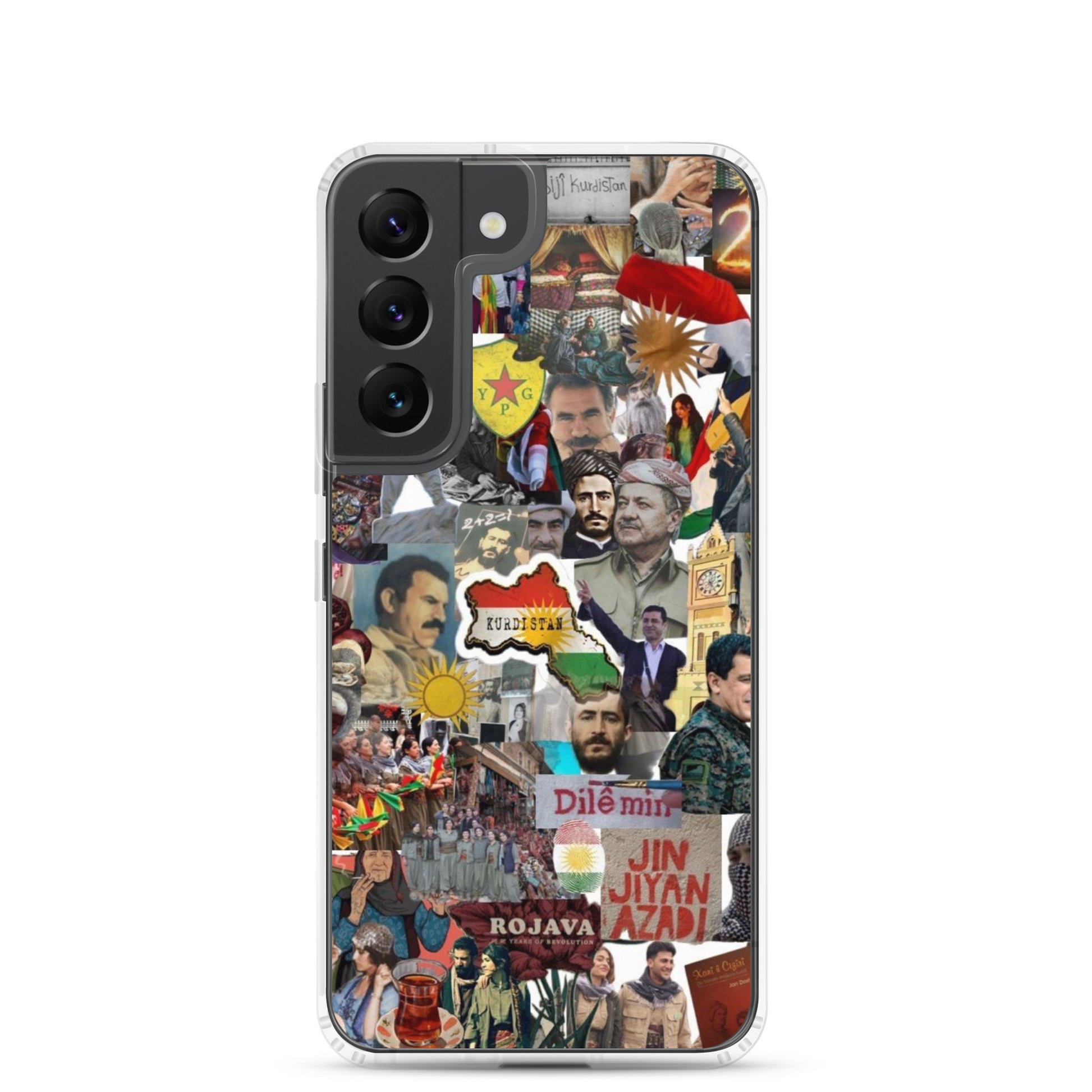 Kurdistan Clear Samsung Case | Em ji bîr nekin - Kurdish Identity Phone Case | MarsoniPrint