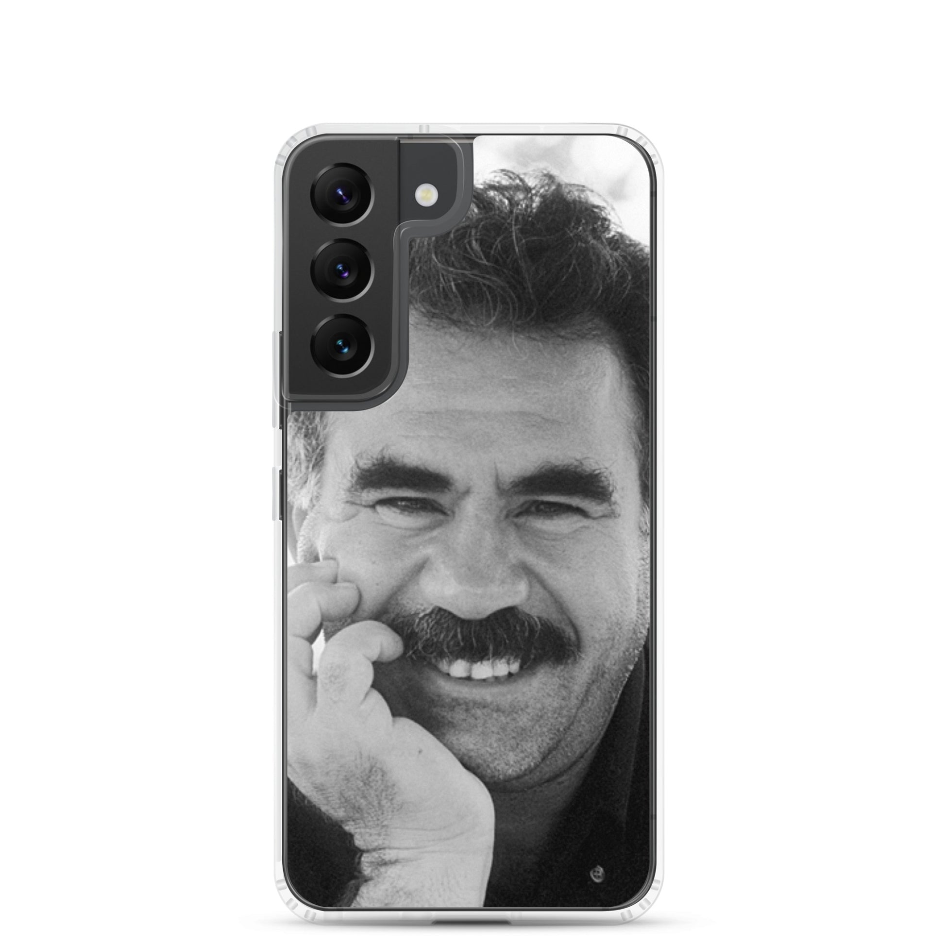 Brez Abdullah Ocalan Clear Samsung Case | Kurdish Phone Case - Kurdish Identity Phone Case | MarsoniPrint