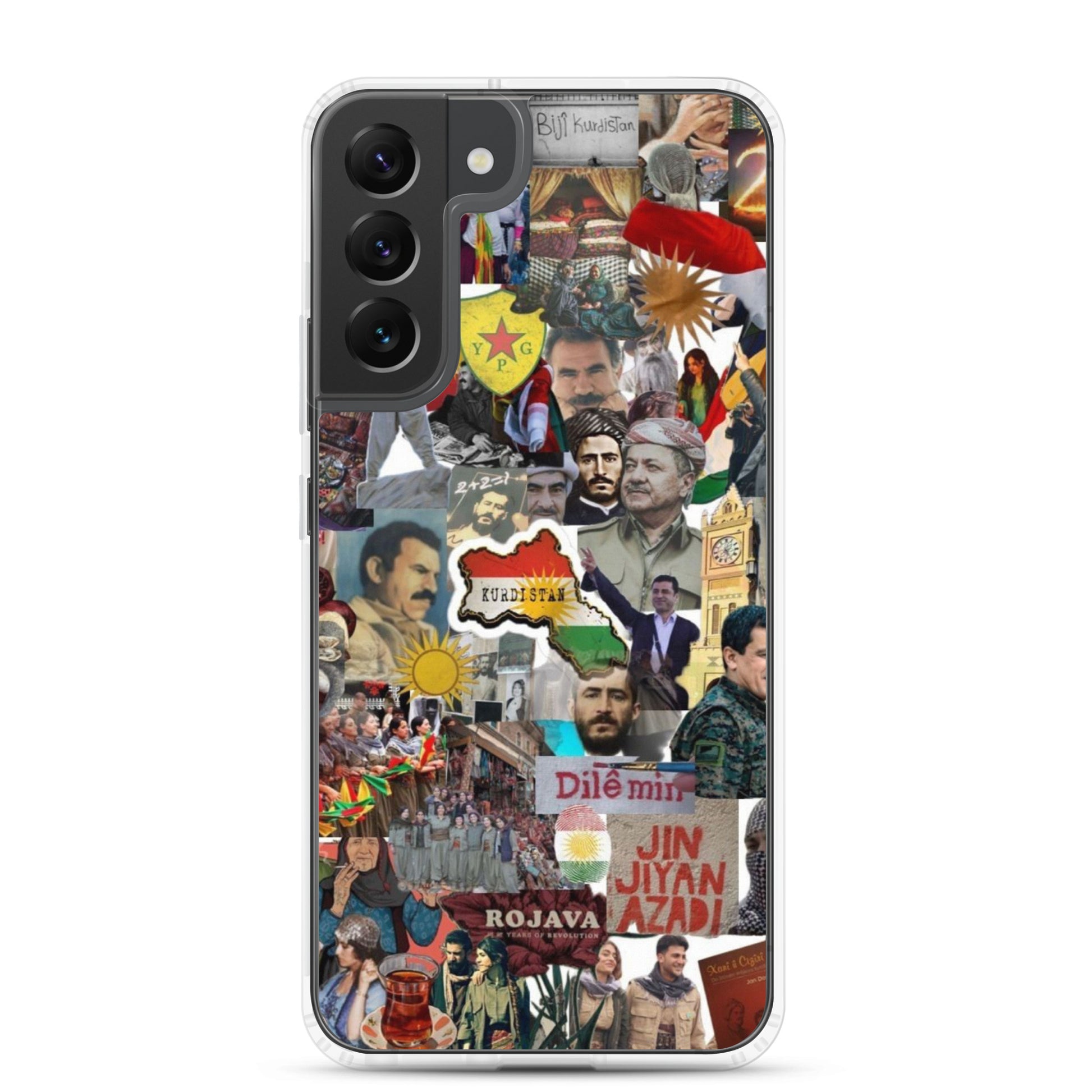 Kurdistan Clear Samsung Case | Em ji bîr nekin - Kurdish Identity Phone Case | MarsoniPrint