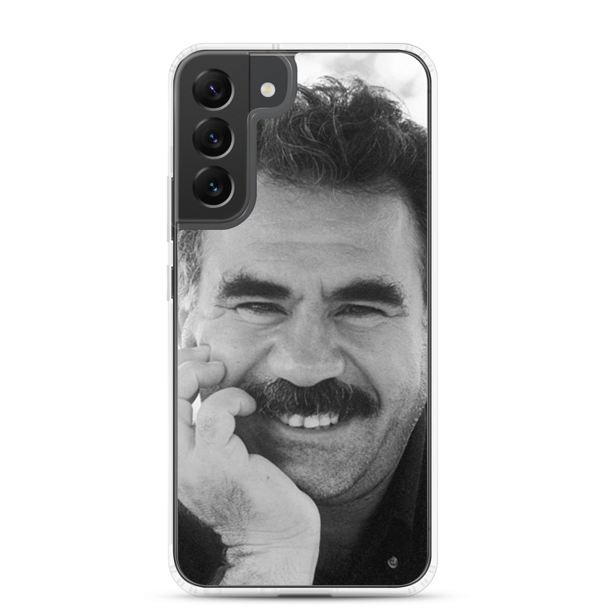 Brez Abdullah Ocalan Clear Samsung Case | Kurdish Phone Case - Kurdish Identity Phone Case | MarsoniPrint