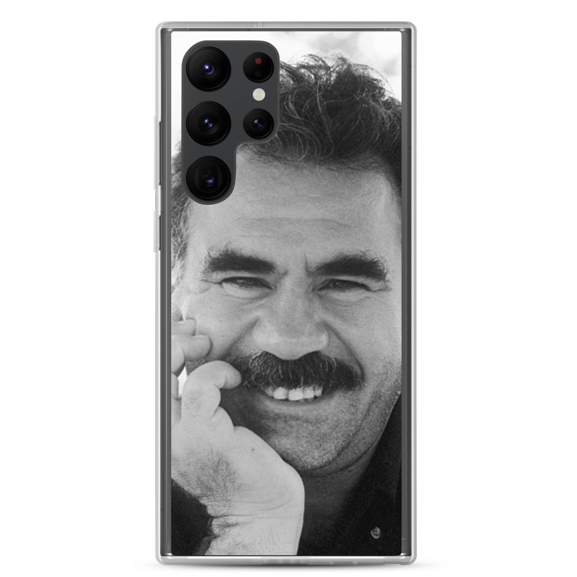 Brez Abdullah Ocalan Clear Samsung Case | Kurdish Phone Case - Kurdish Identity Phone Case | MarsoniPrint