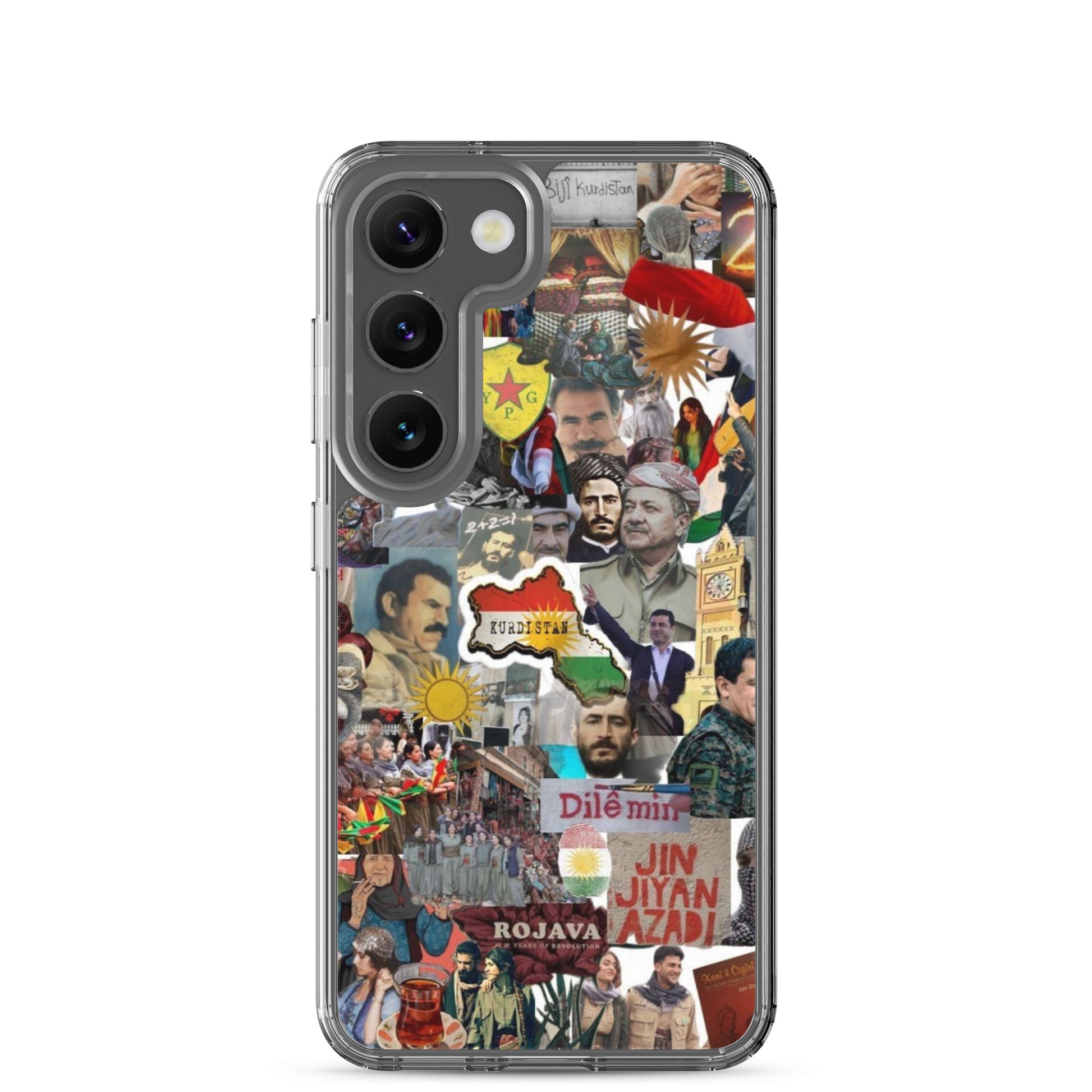 Kurdistan Clear Samsung Case | Em ji bîr nekin - Kurdish Identity Phone Case | MarsoniPrint