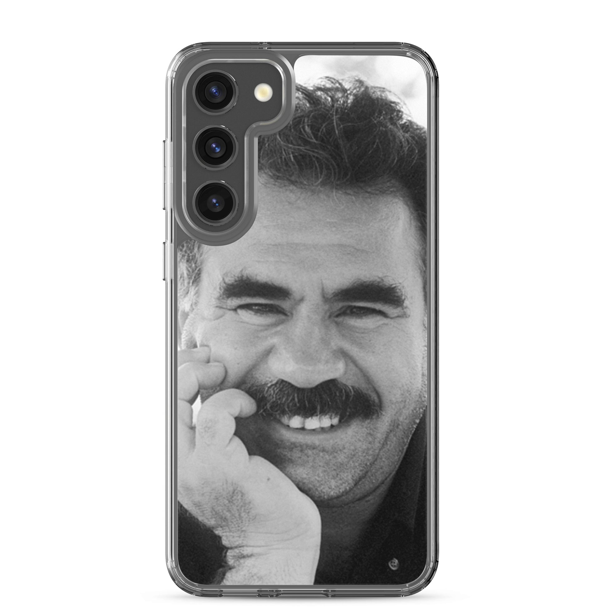 Brez Abdullah Ocalan Clear Samsung Case | Kurdish Phone Case - Kurdish Identity Phone Case | MarsoniPrint