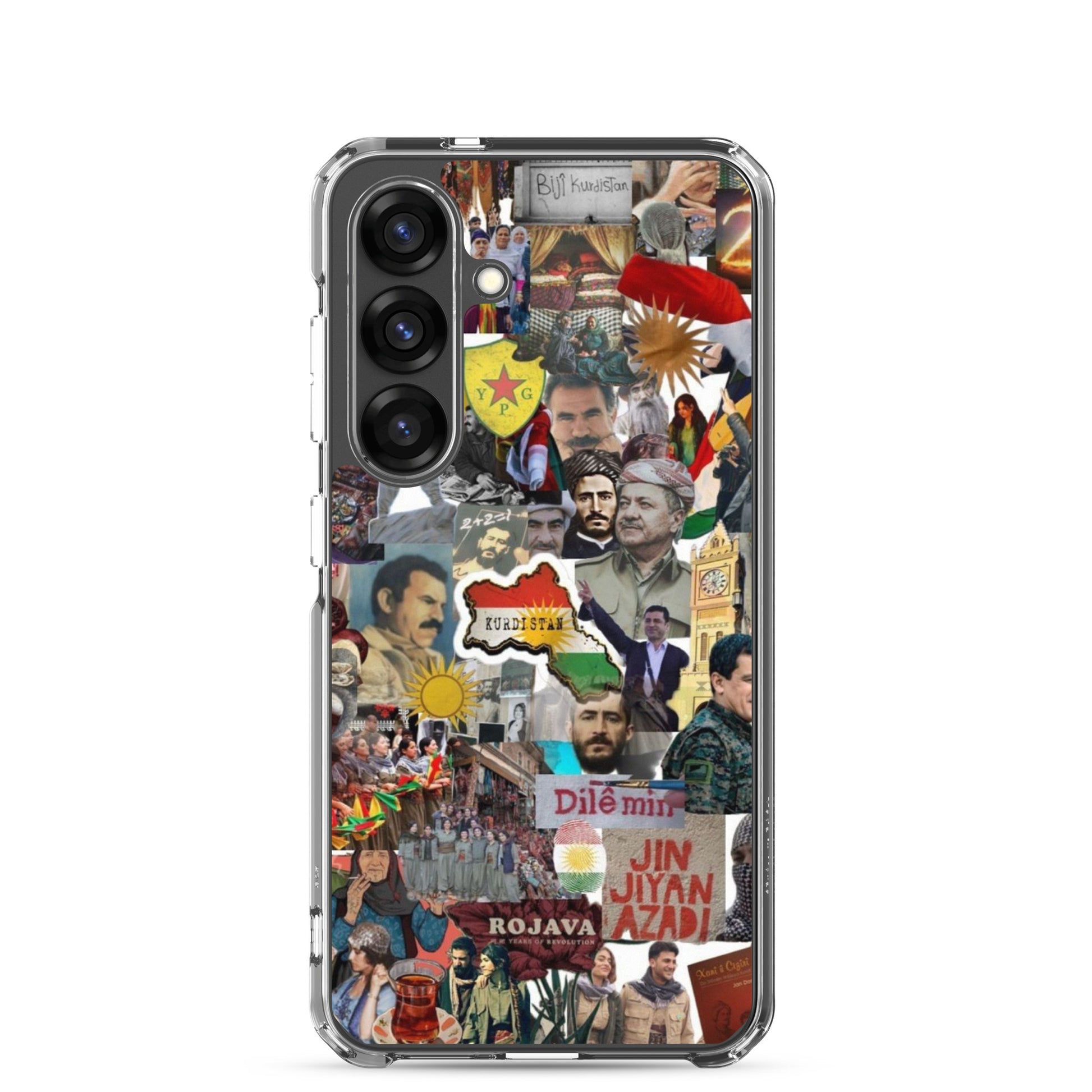 Kurdistan Clear Samsung Case | Em ji bîr nekin - Kurdish Identity Phone Case | MarsoniPrint