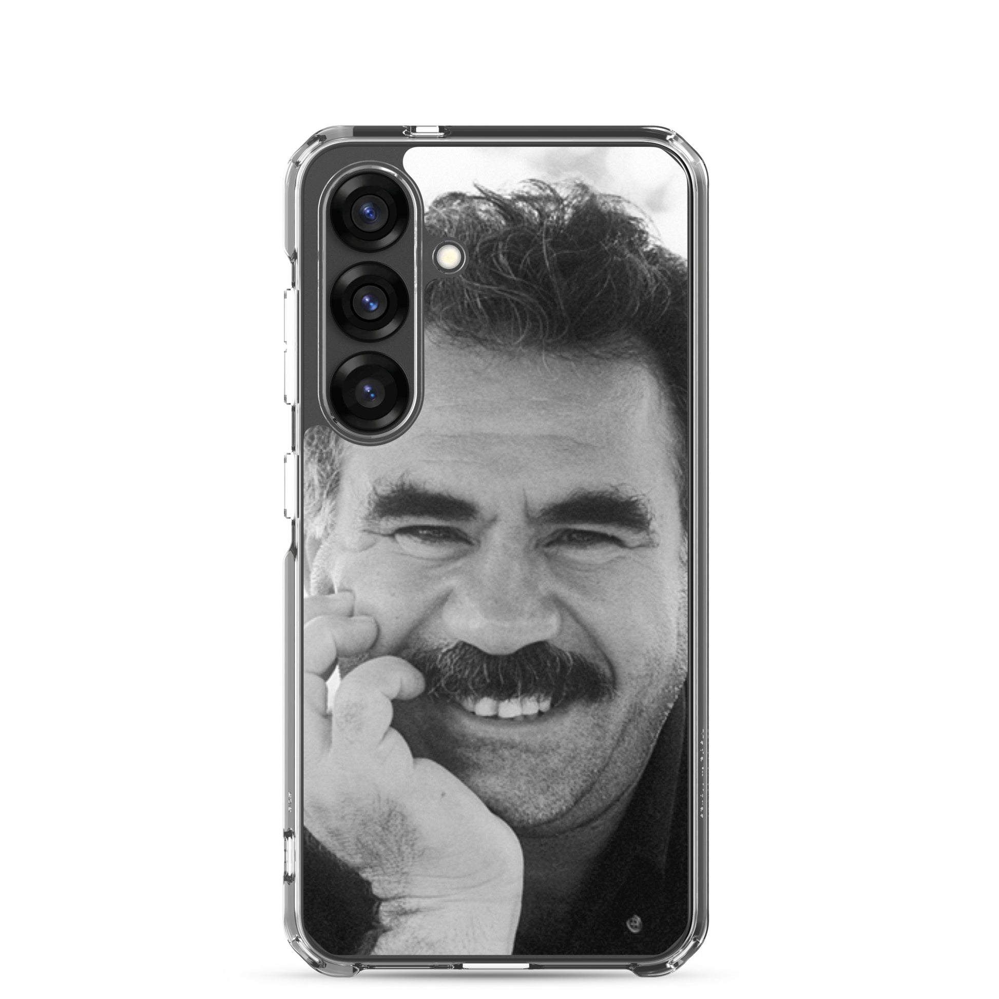 Brez Abdullah Ocalan Clear Samsung Case | Kurdish Phone Case - Kurdish Identity Phone Case | MarsoniPrint