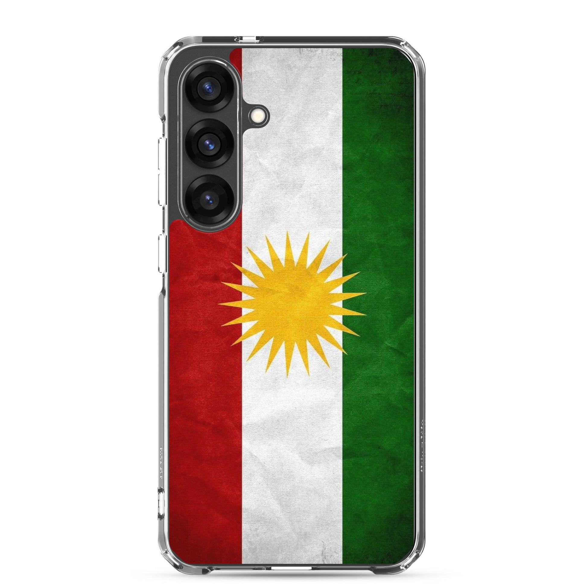 Kurdistan Flag Clear Samsung Case | Kurdish Pride Phone Case - Kurdish Identity Phone Case | MarsoniPrint
