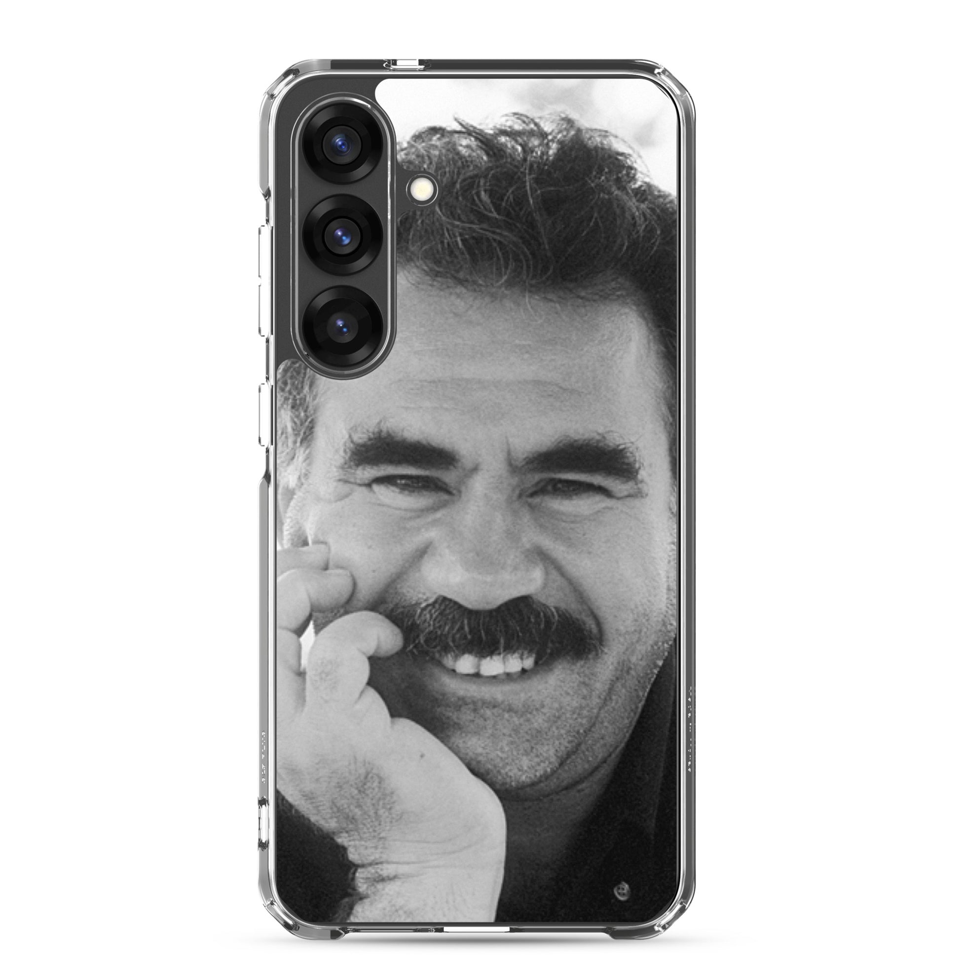 Brez Abdullah Ocalan Clear Samsung Case | Kurdish Phone Case - Kurdish Identity Phone Case | MarsoniPrint