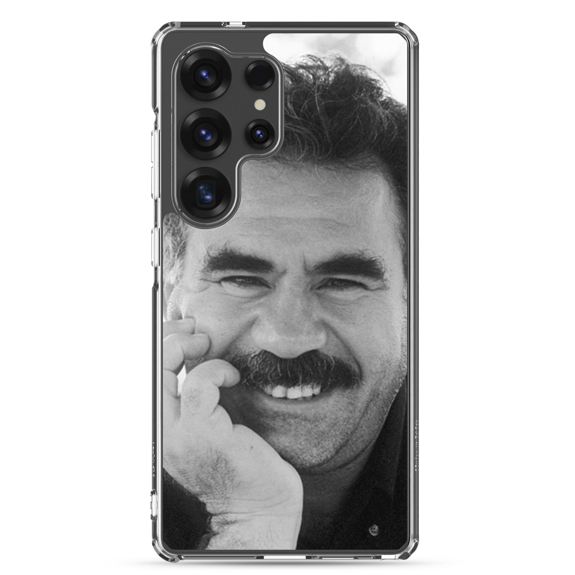 Brez Abdullah Ocalan Clear Samsung Case | Kurdish Phone Case - Kurdish Identity Phone Case | MarsoniPrint