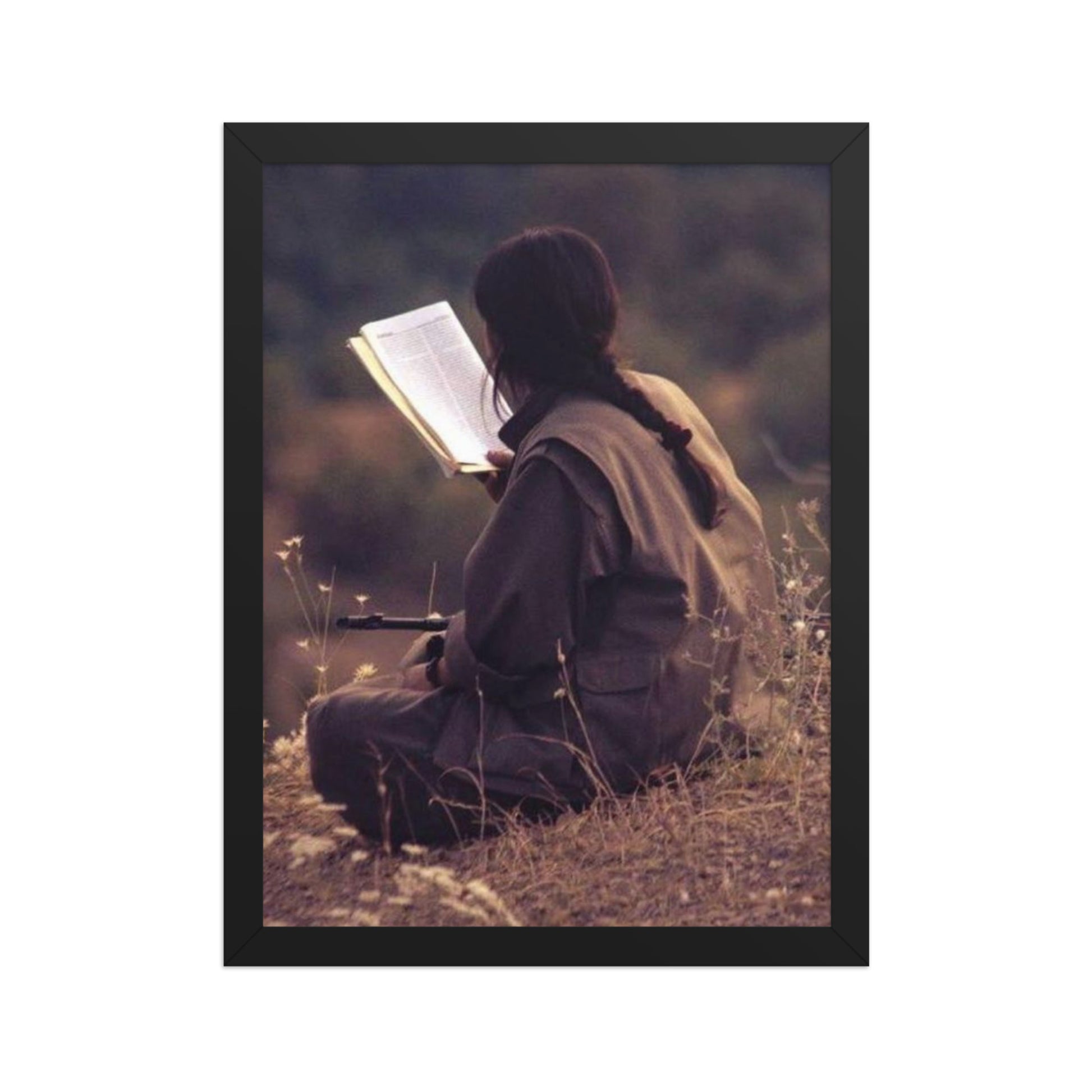 Hewal Kurdish Woman Framed Poster | Matte Art - Kurdish Wall Art Poster | MarsoniPrint