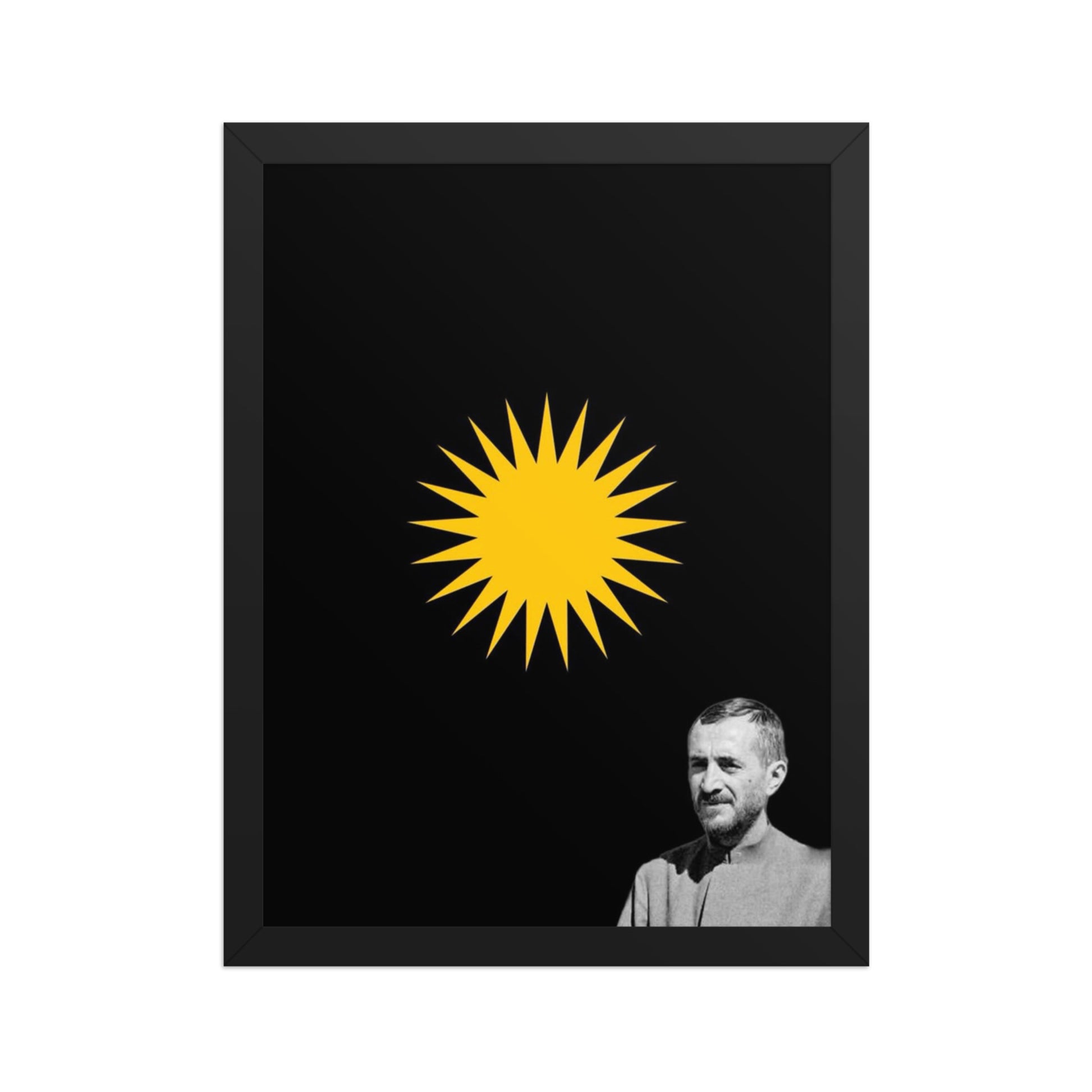 Qazi Muhammad Framed Poster | Kurdish History Art - Kurdish Wall Art Poster | MarsoniPrint