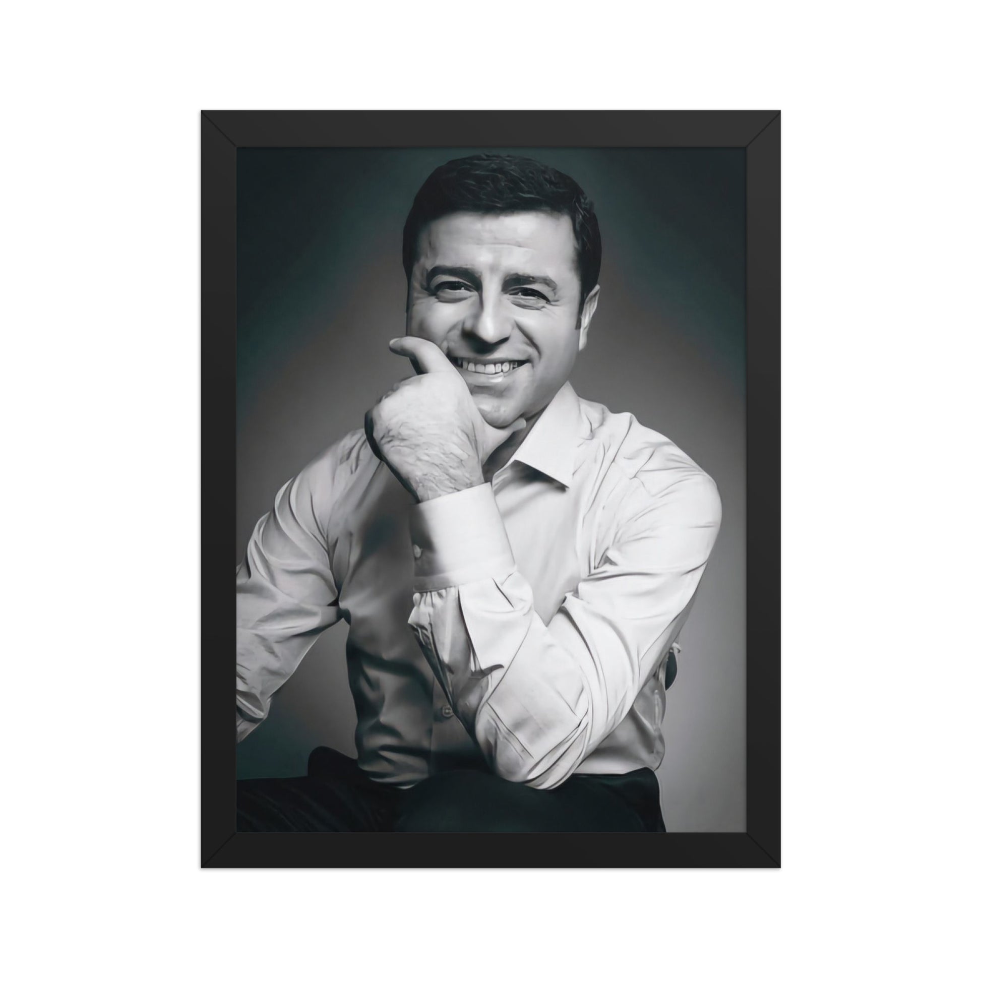 Selahattin Demirtas Framed Poster | Kurdish Identity Wall Art - Kurdish Wall Art Poster | MarsoniPrint