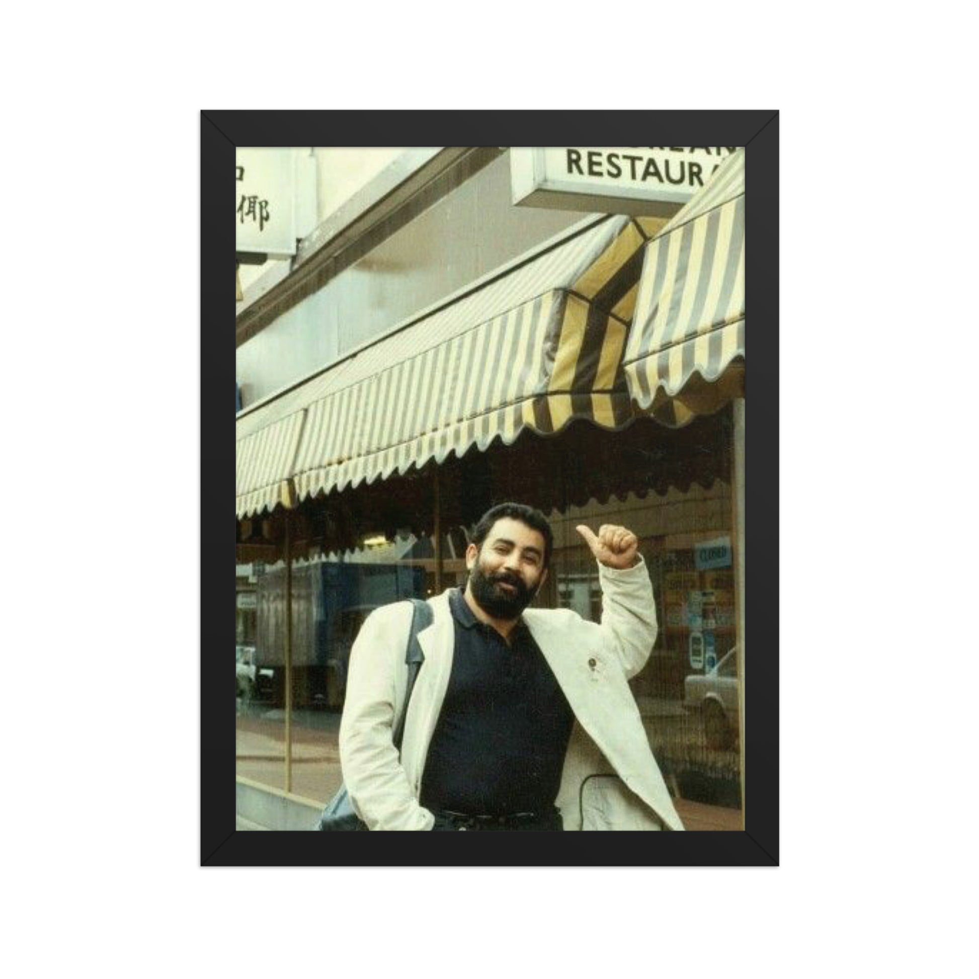Ahmet Kaya Kurdish Framed Poster | Matte Wall Art - Kurdish Wall Art Poster | MarsoniPrint