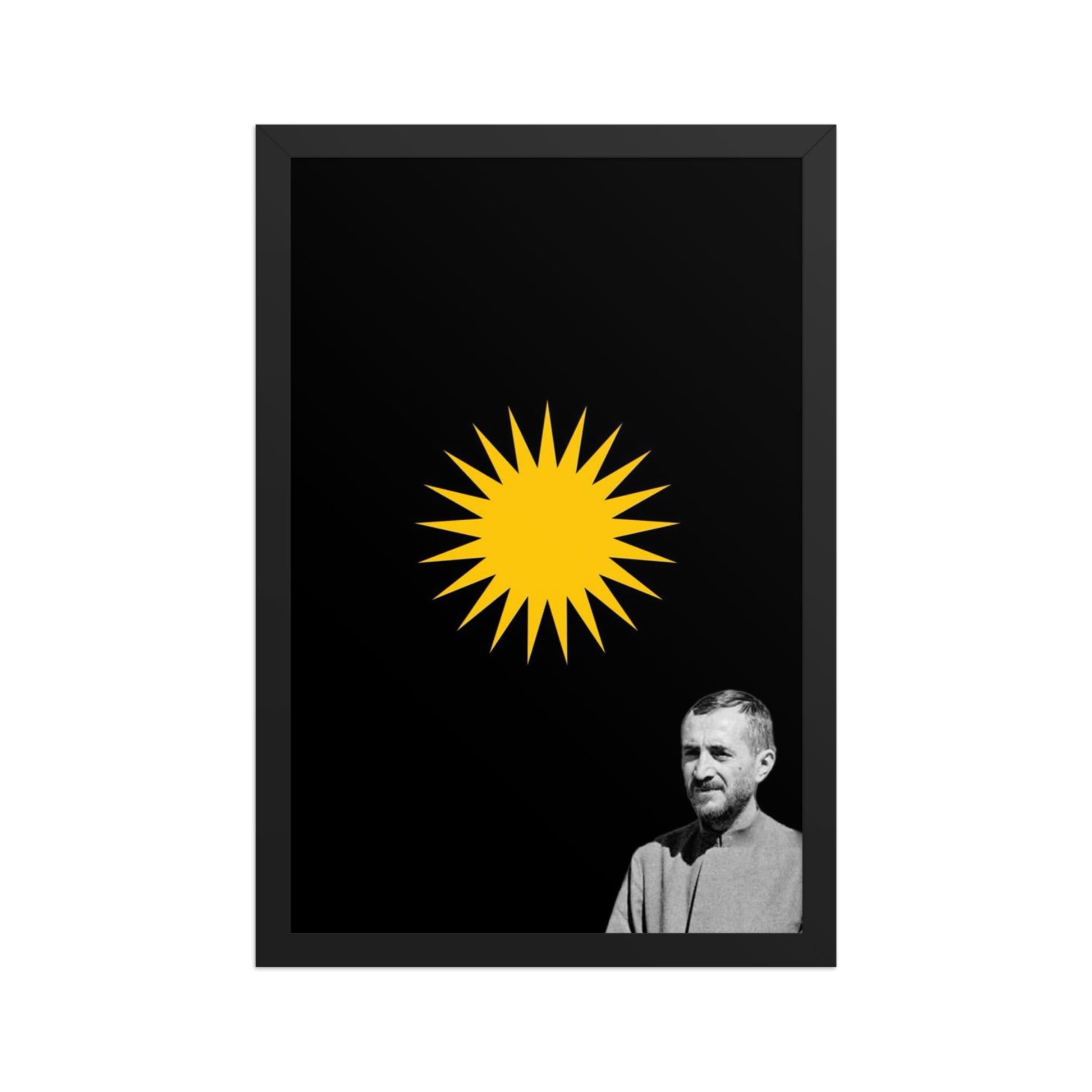 Qazi Muhammad Framed Poster | Kurdish History Art - Kurdish Wall Art Poster | MarsoniPrint