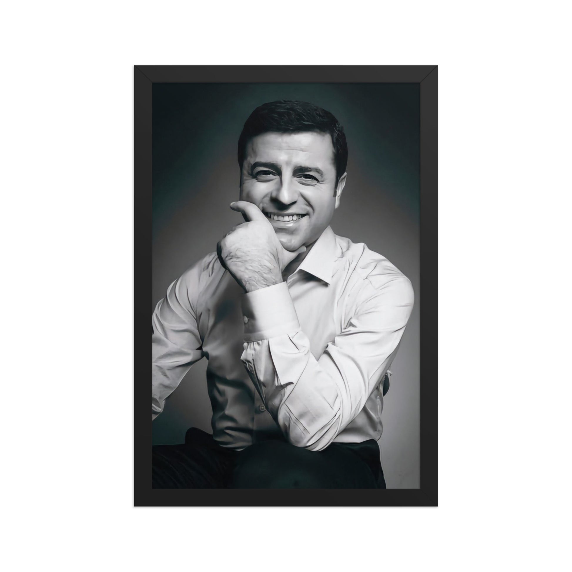 Selahattin Demirtas Framed Poster | Kurdish Identity Wall Art - Kurdish Wall Art Poster | MarsoniPrint