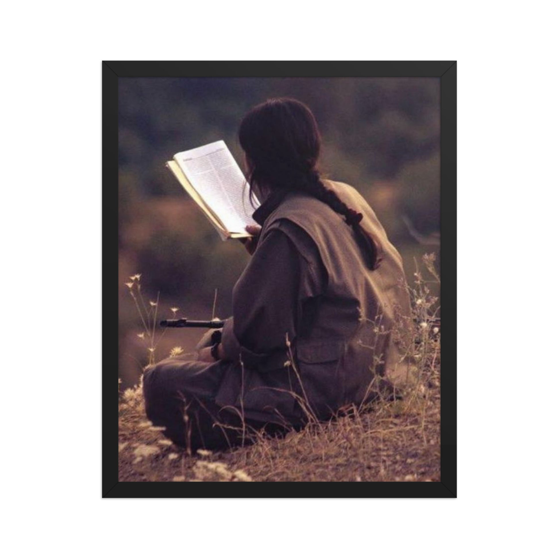 Hewal Kurdish Woman Framed Poster | Matte Art - Kurdish Wall Art Poster | MarsoniPrint