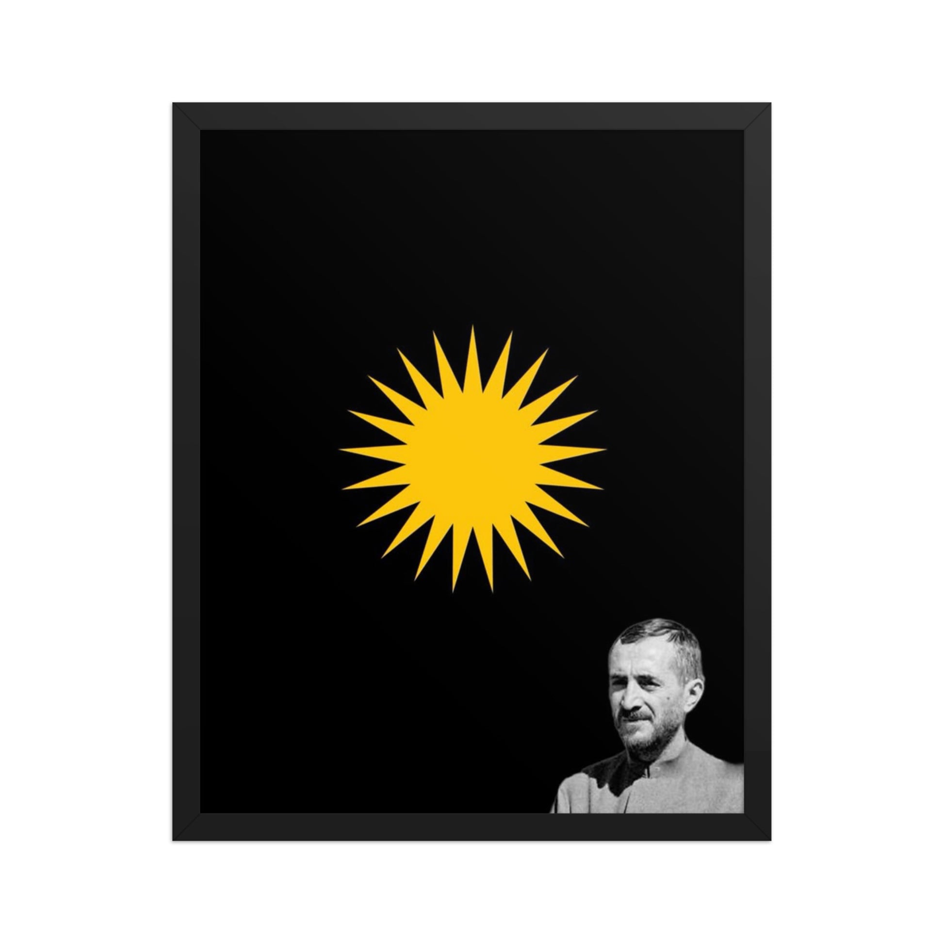Qazi Muhammad Framed Poster | Kurdish History Art - Kurdish Wall Art Poster | MarsoniPrint