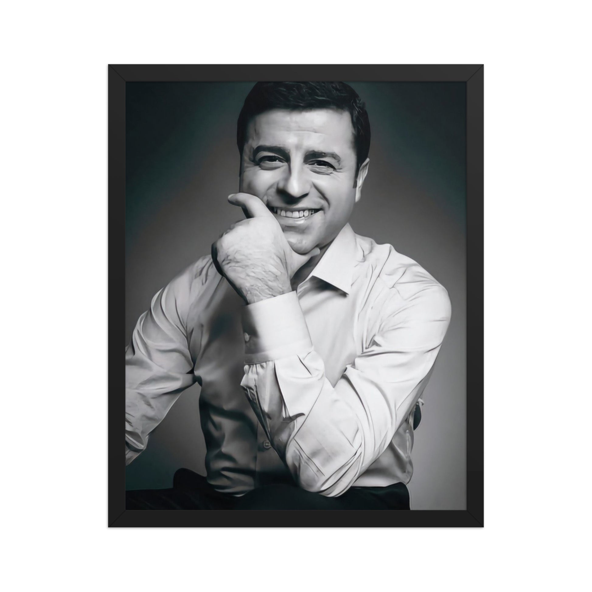 Selahattin Demirtas Framed Poster | Kurdish Identity Wall Art - Kurdish Wall Art Poster | MarsoniPrint