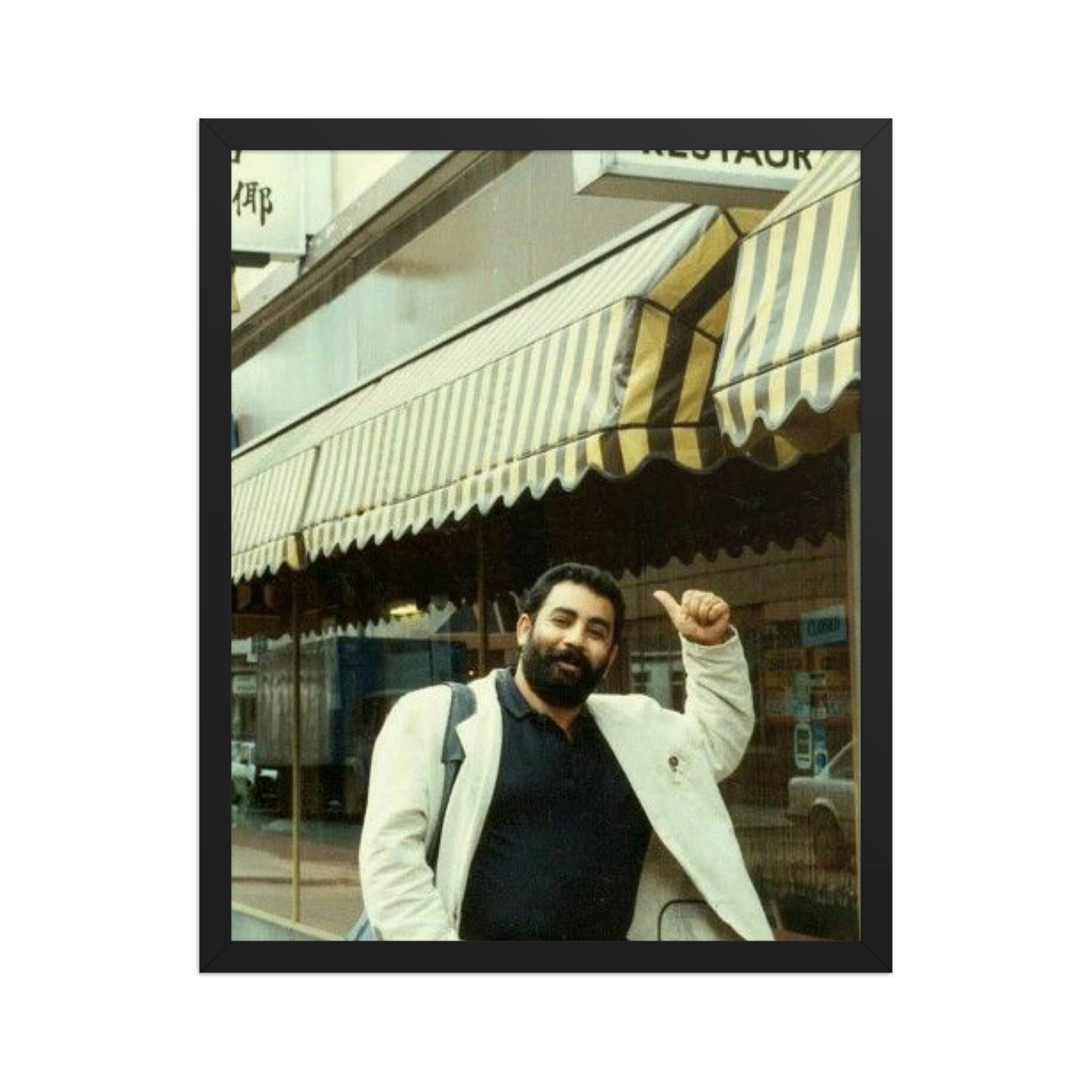 Ahmet Kaya Kurdish Framed Poster | Matte Wall Art - Kurdish Wall Art Poster | MarsoniPrint