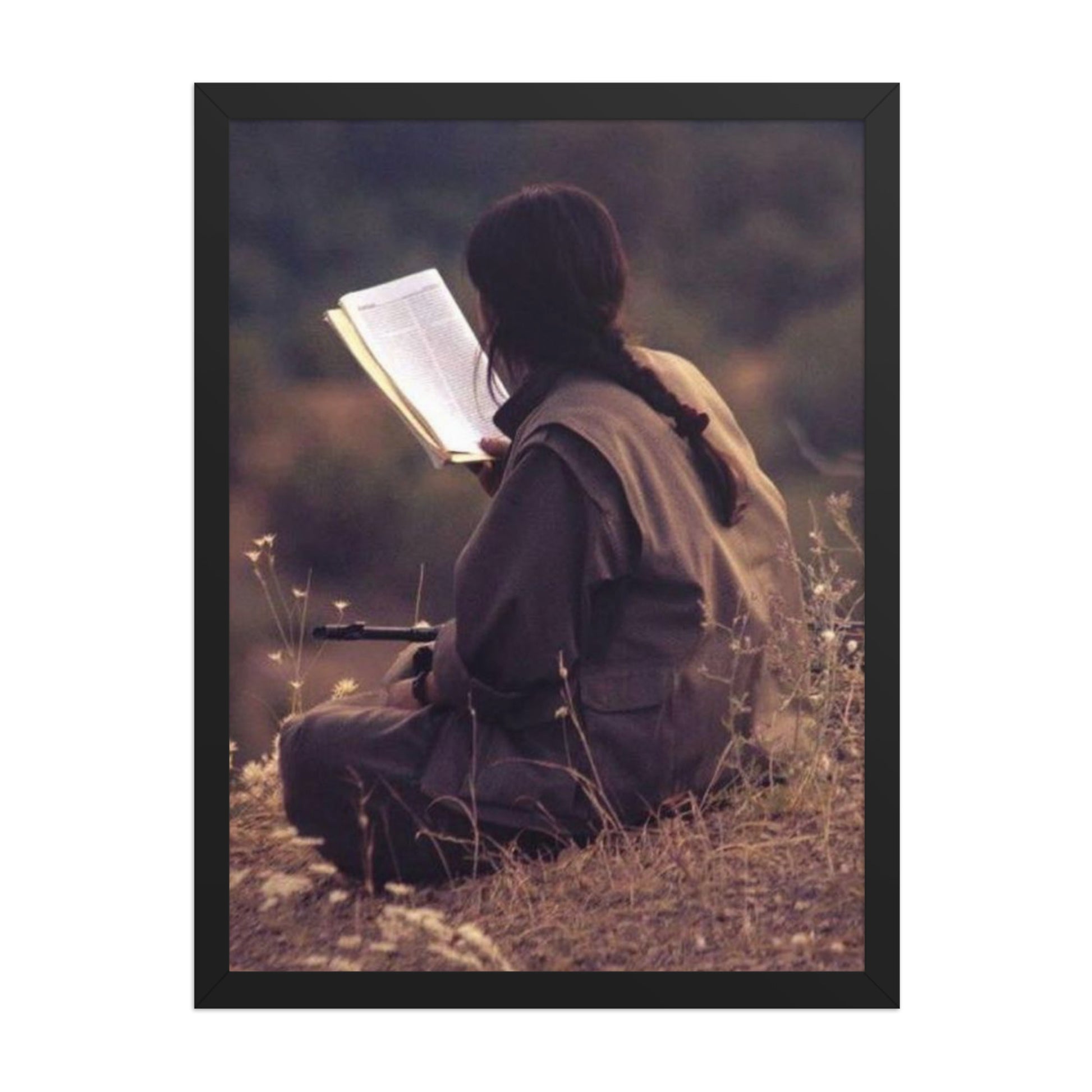 Hewal Kurdish Woman Framed Poster | Matte Art - Kurdish Wall Art Poster | MarsoniPrint