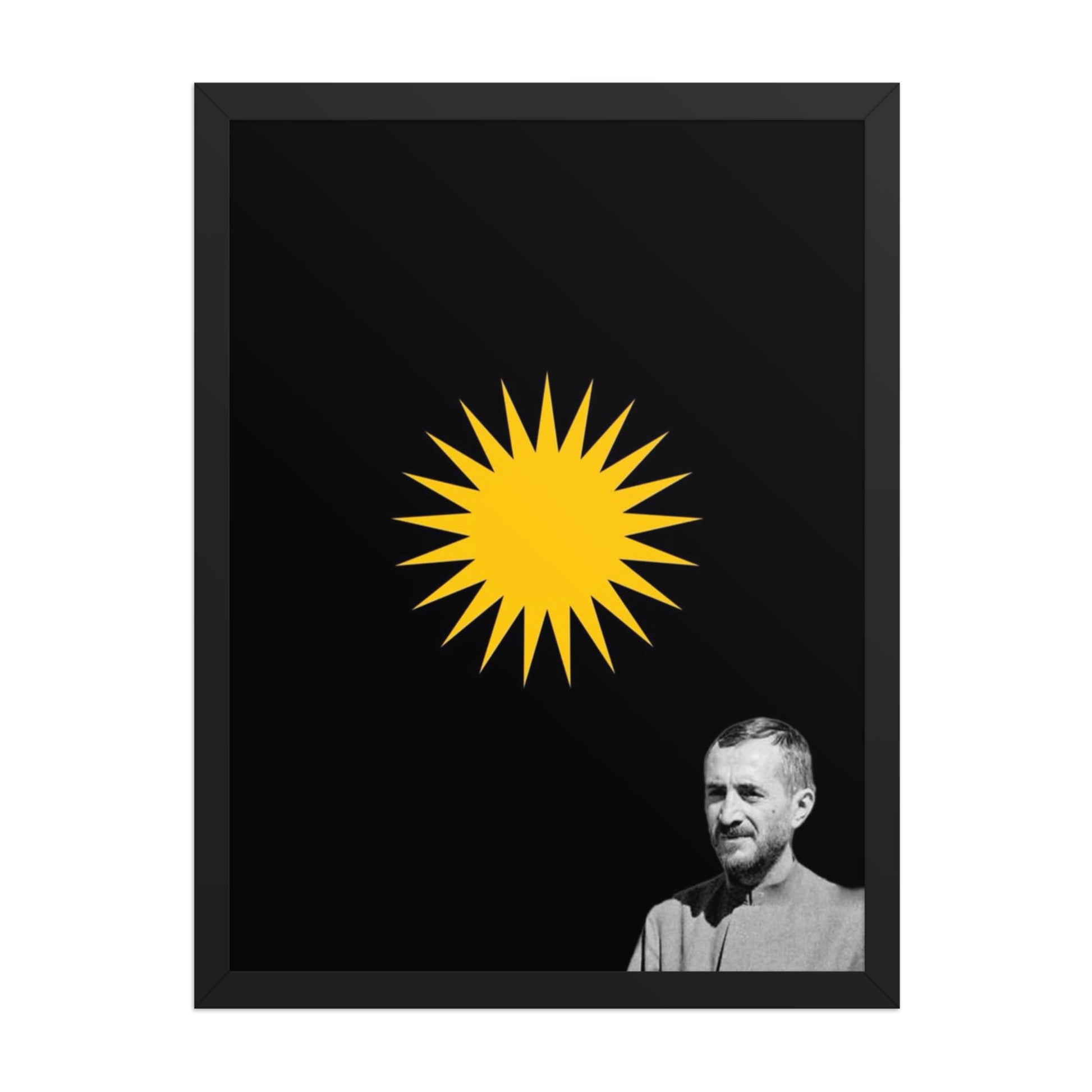 Qazi Muhammad Framed Poster | Kurdish History Art - Kurdish Wall Art Poster | MarsoniPrint