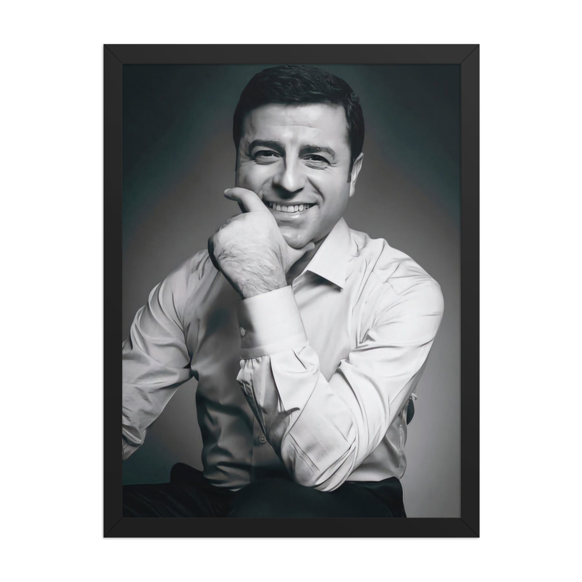 Selahattin Demirtas Framed Poster | Kurdish Identity Wall Art - Kurdish Wall Art Poster | MarsoniPrint