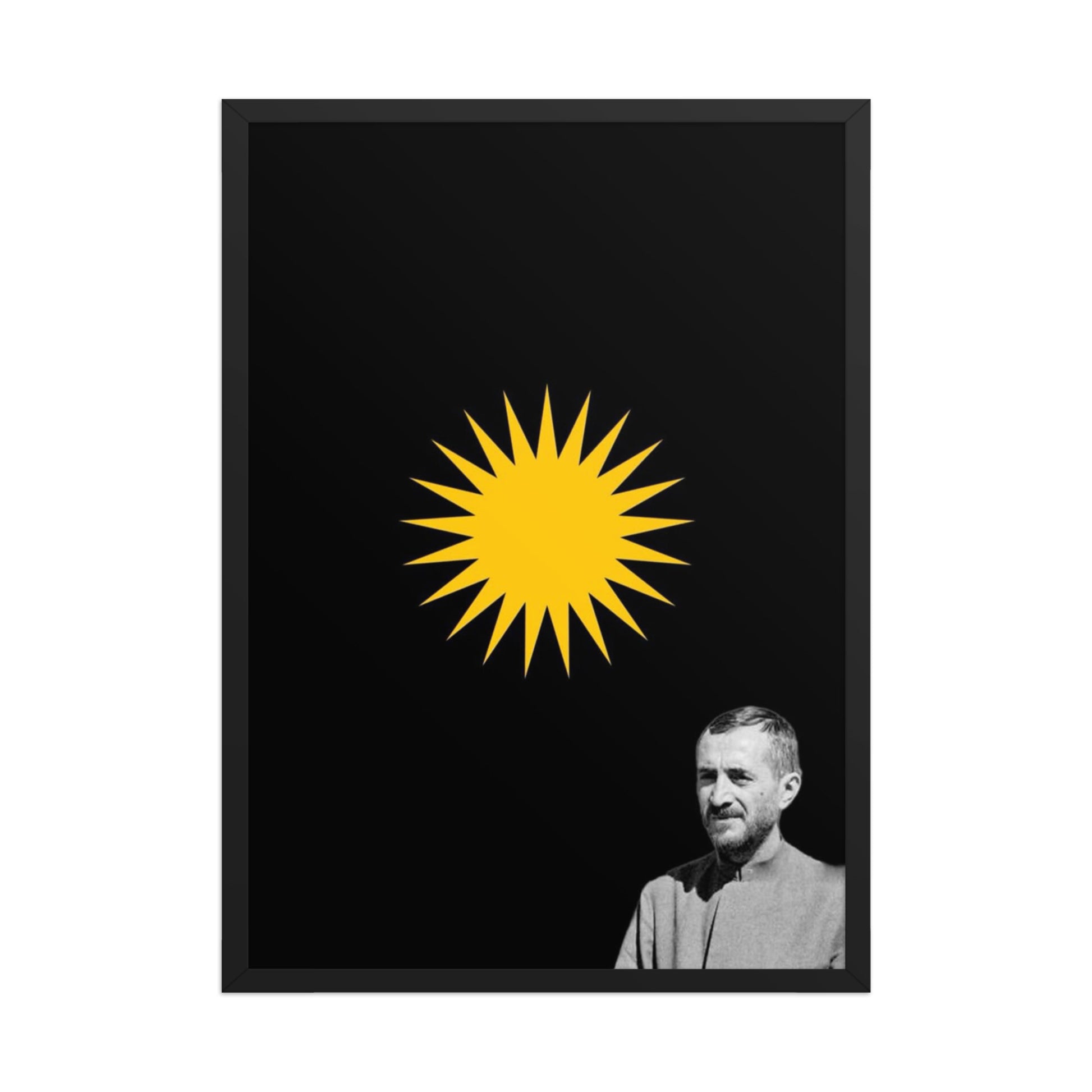 Qazi Muhammad Framed Poster | Kurdish History Art - Kurdish Wall Art Poster | MarsoniPrint