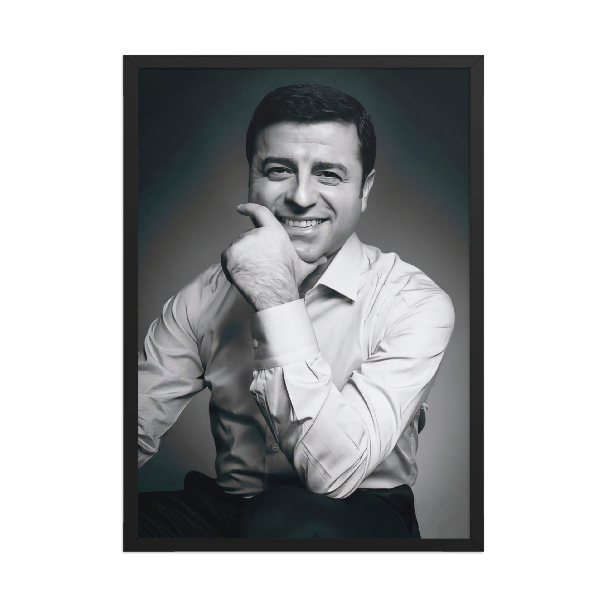 Selahattin Demirtas Framed Poster | Kurdish Identity Wall Art - Kurdish Wall Art Poster | MarsoniPrint