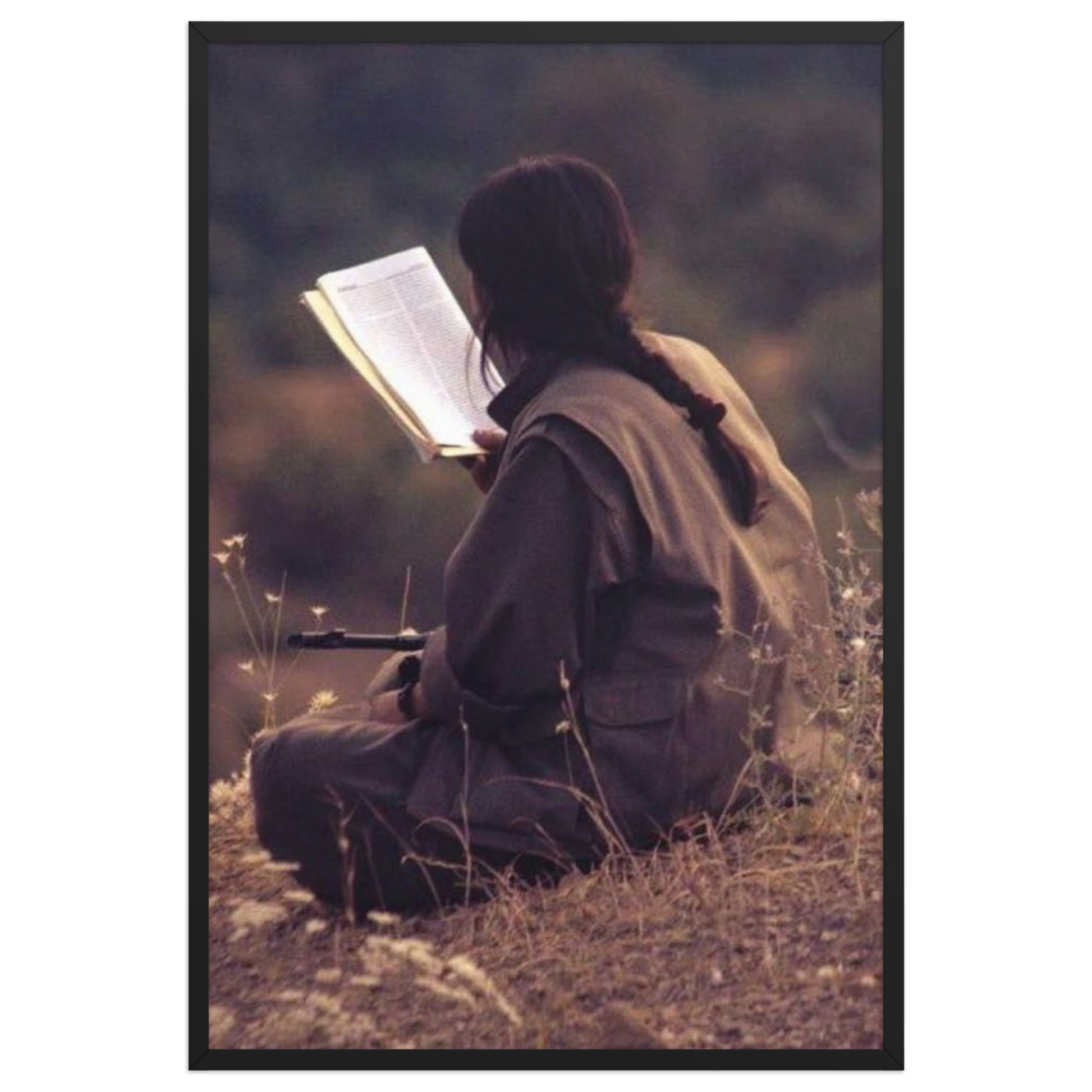 Hewal Kurdish Woman Framed Poster | Matte Art - Kurdish Wall Art Poster | MarsoniPrint