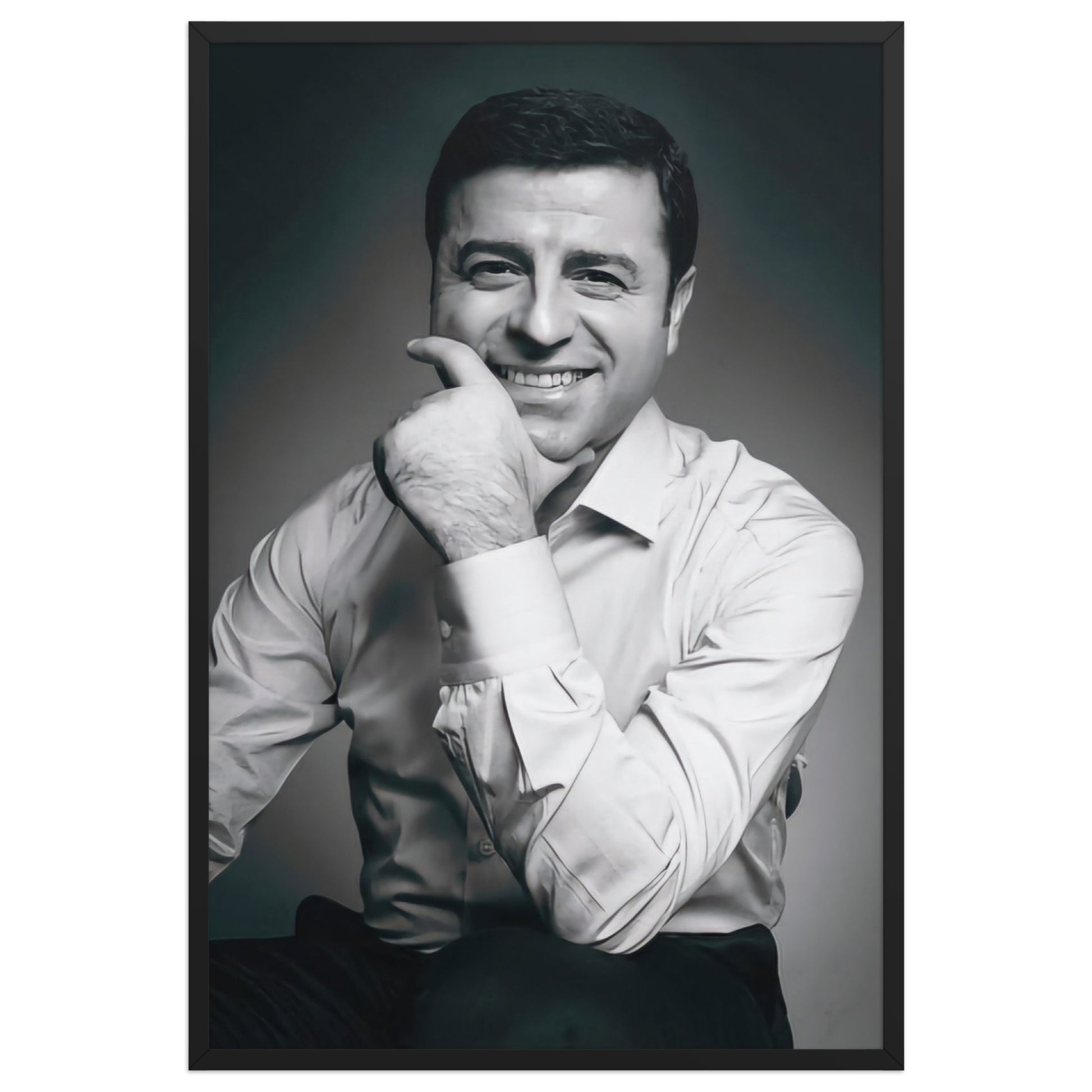 Selahattin Demirtas Framed Poster | Kurdish Identity Wall Art - Kurdish Wall Art Poster | MarsoniPrint