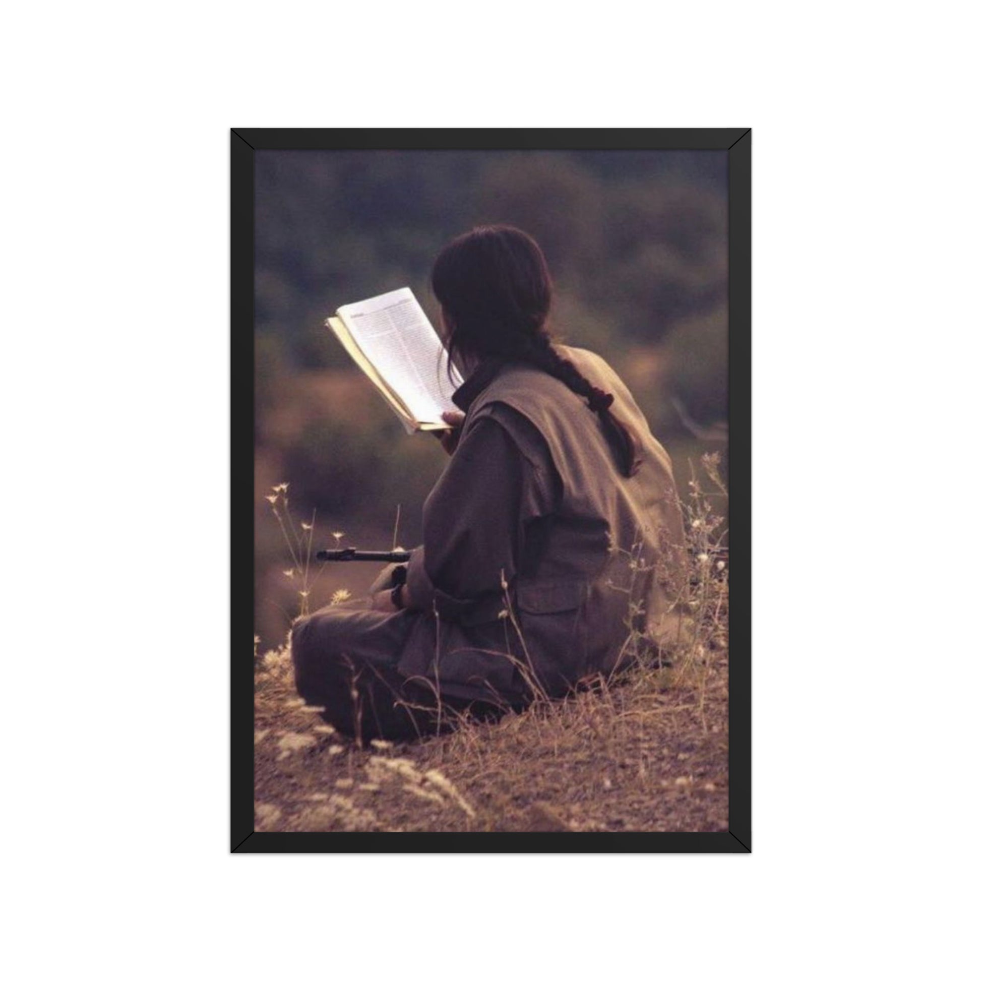 Hewal Kurdish Woman Framed Poster | Matte Art - Kurdish Wall Art Poster | MarsoniPrint