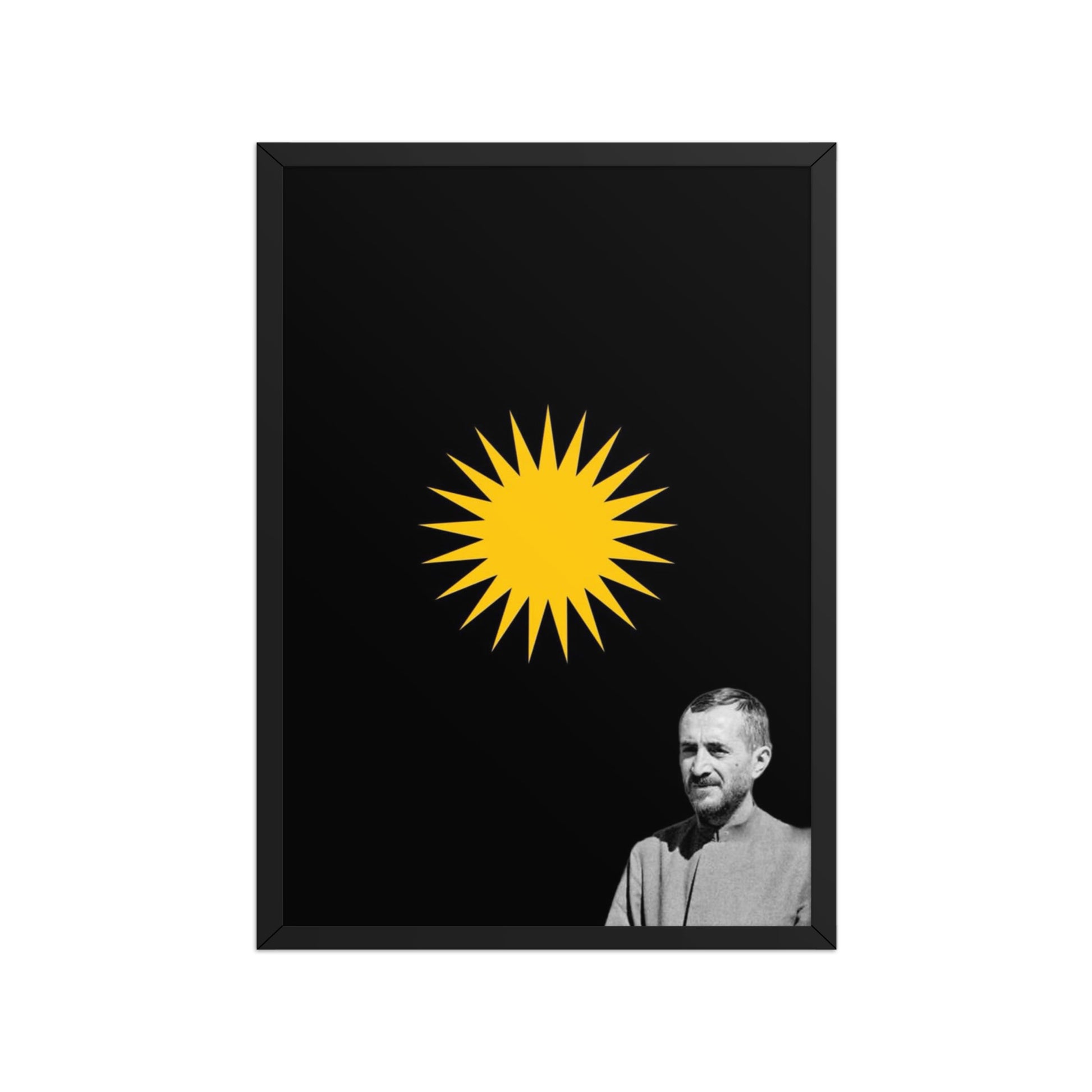 Qazi Muhammad Framed Poster | Kurdish History Art - Kurdish Wall Art Poster | MarsoniPrint