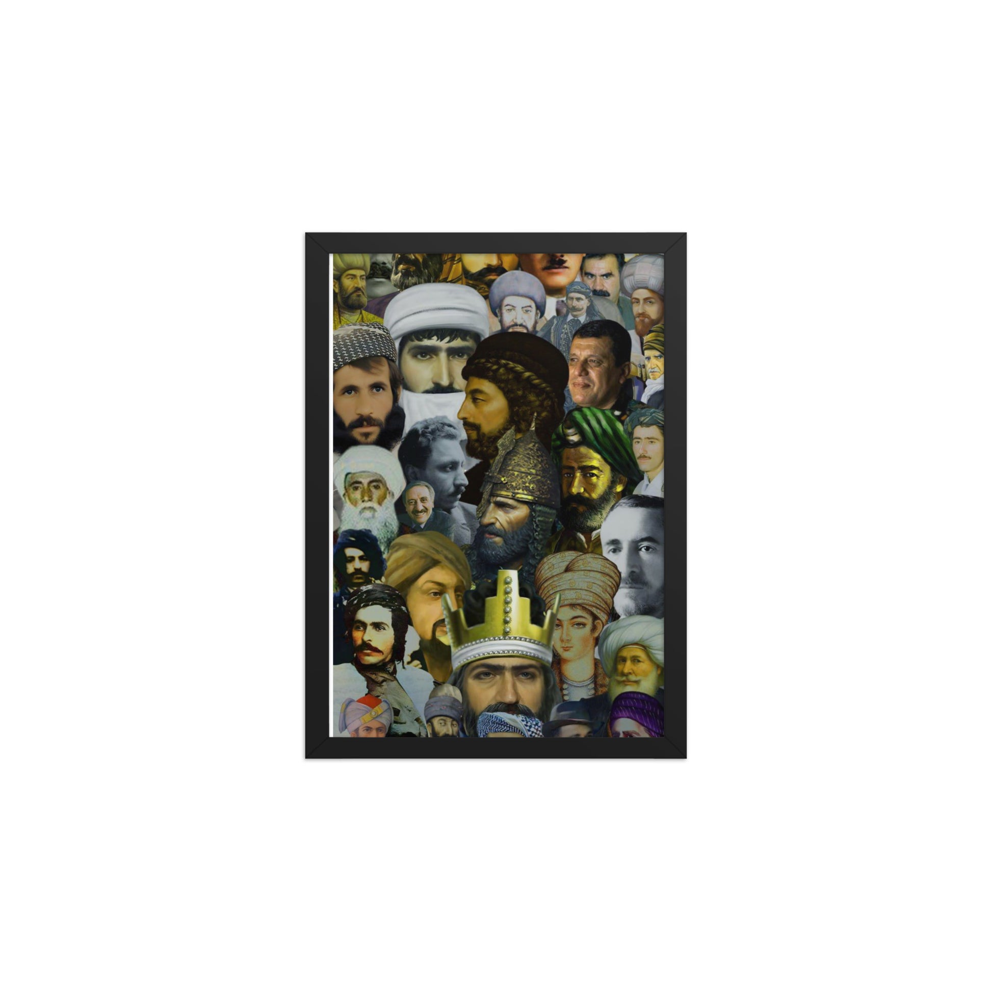 The Kurds Leaders Poster | Framed Kurdish Wall Art - Kurdish Wall Art Poster | MarsoniPrint